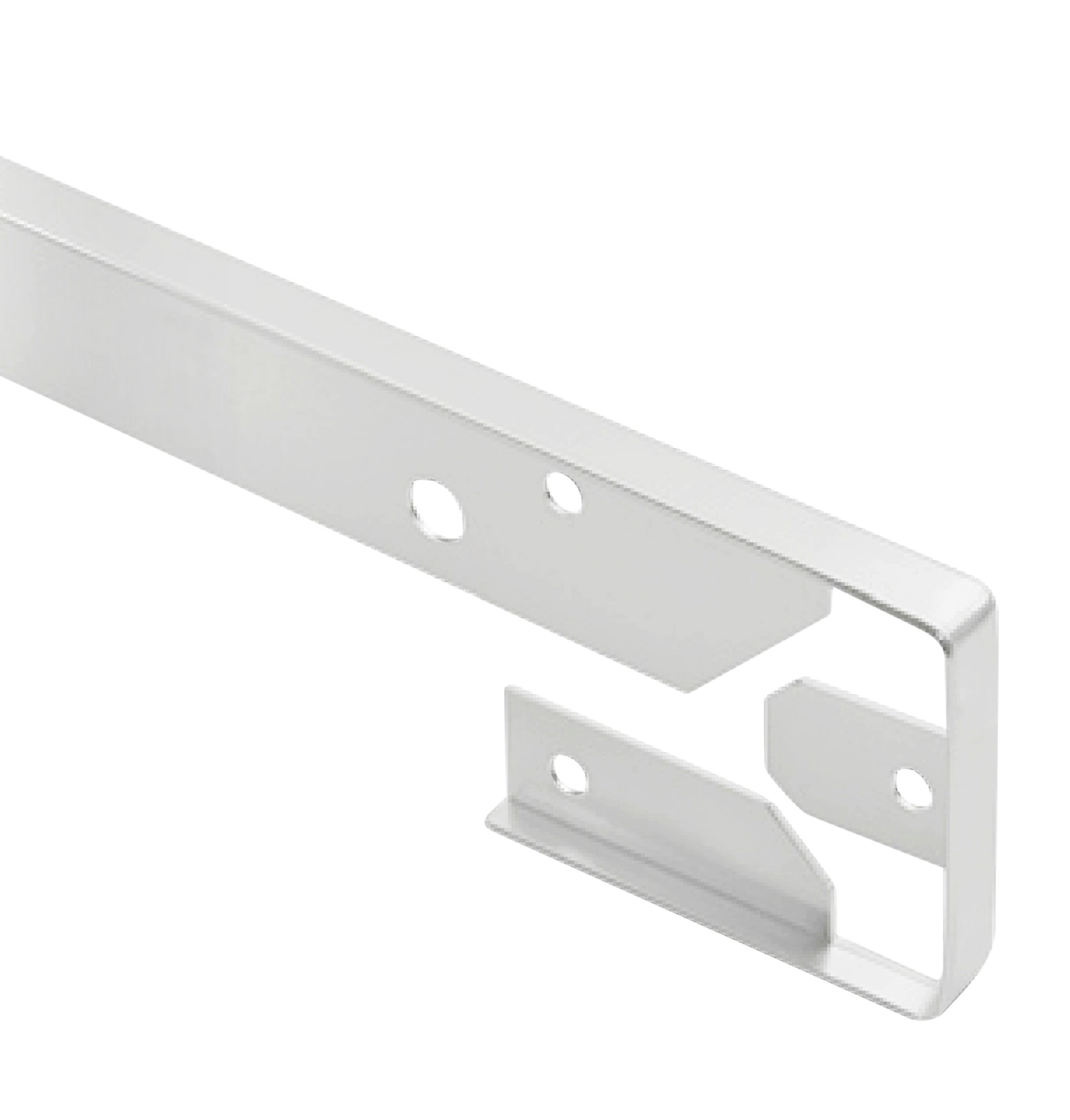 Unión encimera recta blanco de 40 mm