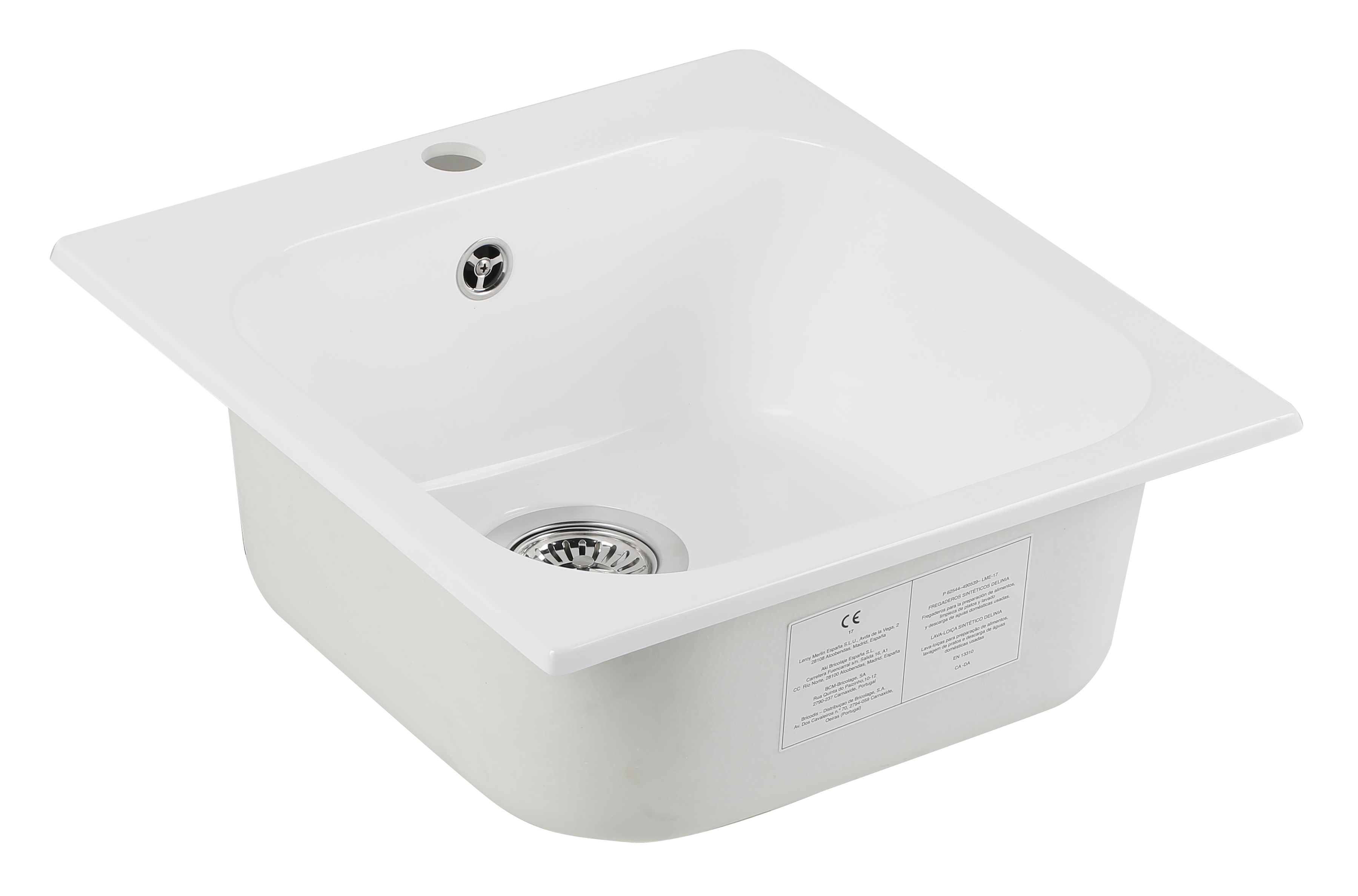 Lava-louça poalgi palma branco 45.5x48.5cm - 9