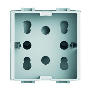 4box Bitappo Presa Bipasso 10/16A + 2 Copriforo - Compatibile Bticino Matix, Bianco, Senza Utensili