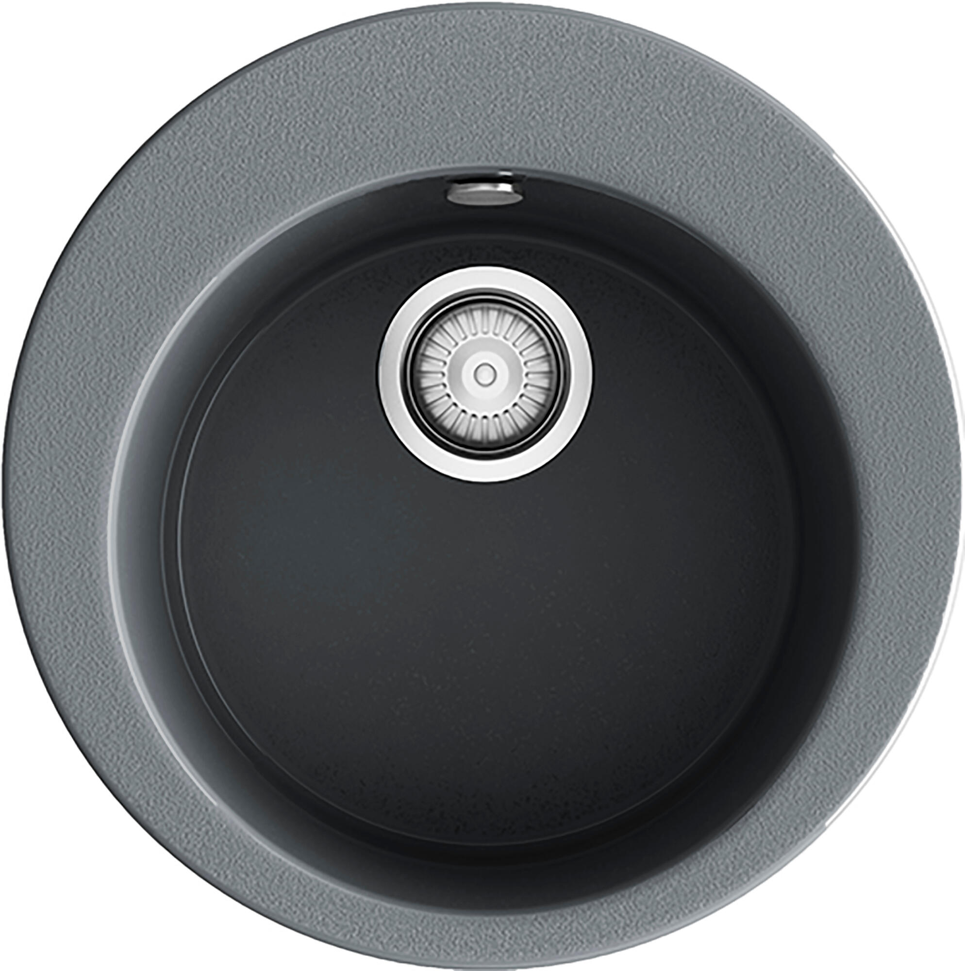 Fregadero de resina redondo poalgi basic 48 x 48.5 cm