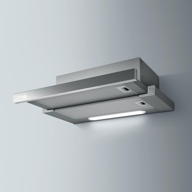 Campana convencional extraíble TURBOAIR TT14 LX 60 cm 304 m³/h inox Clase D