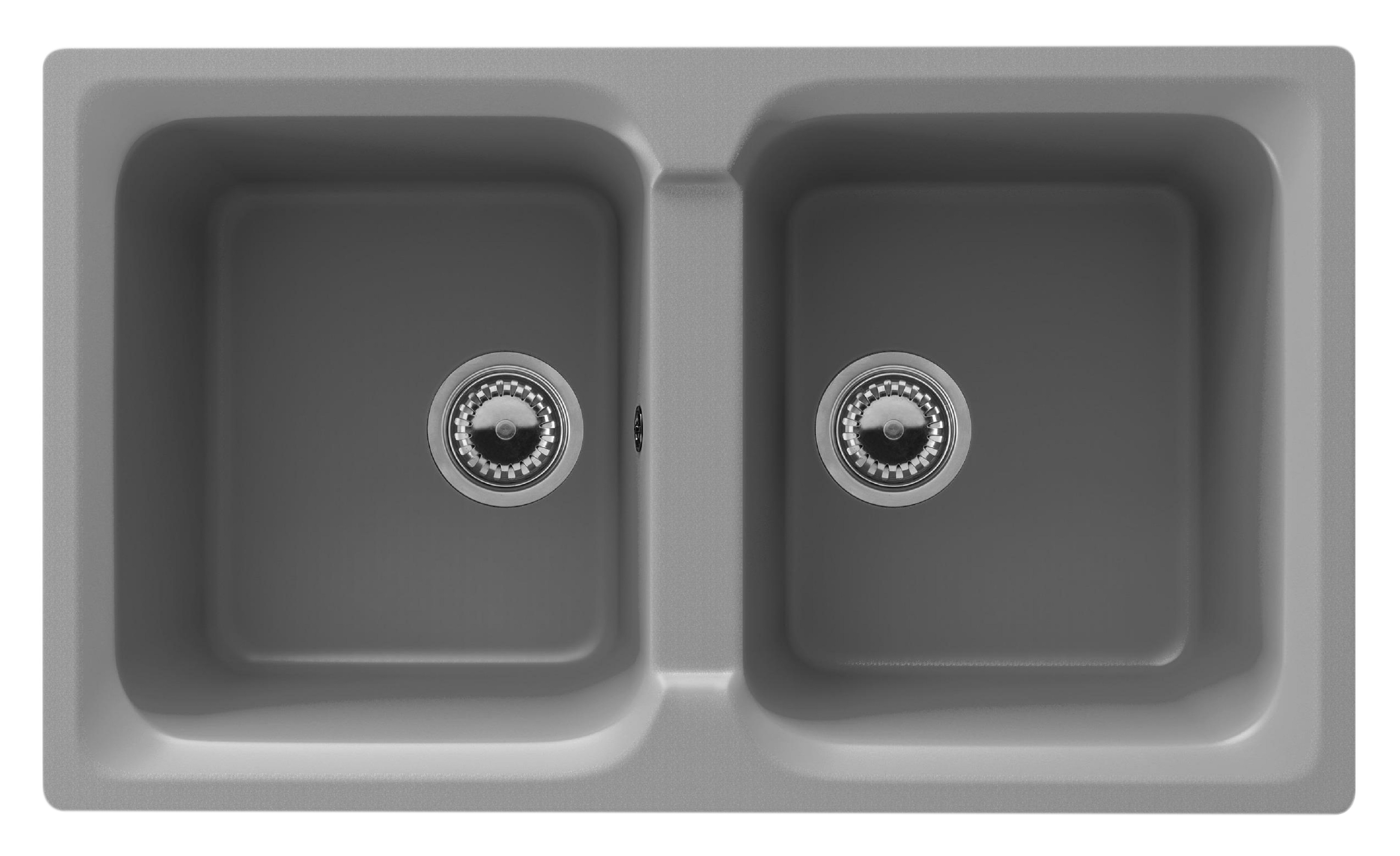 Fregadero de cuarzo interbany enol 84 x 49.5 cm