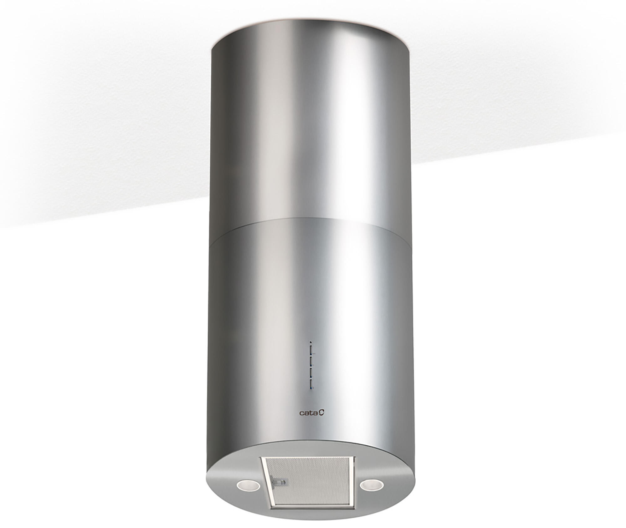 Cata Campana Isla Faro Con 2 Velocidades 40 Cm 820 M/H Inox Clase A , Leroy Merlin