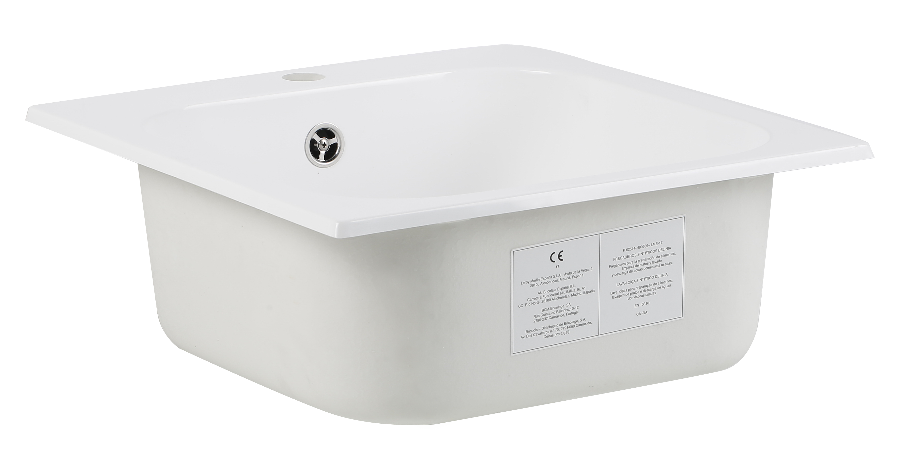 Lava-louça poalgi palma branco 45.5x48.5cm - 11