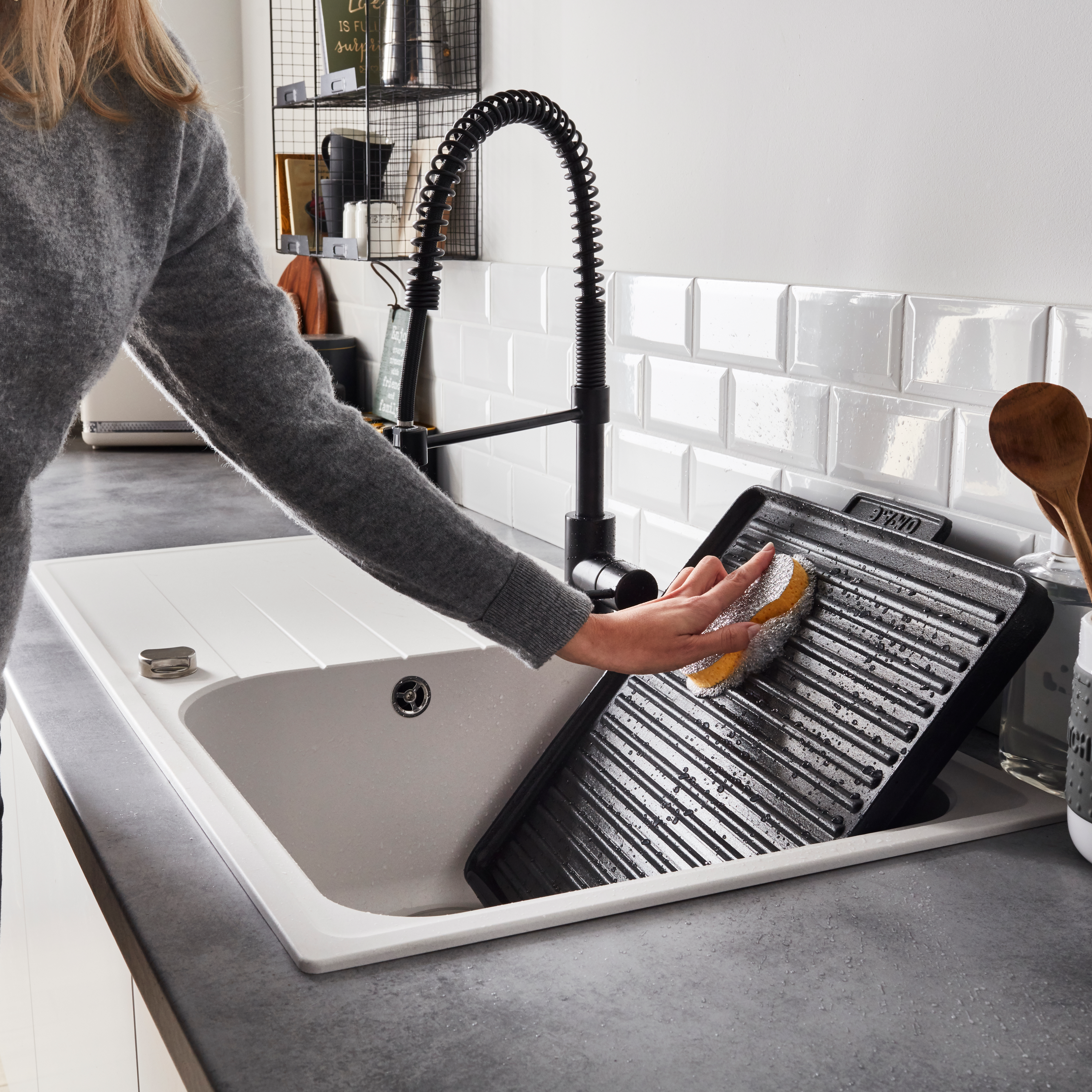 Lava-louça Delinia semidueto elbe 100x50cm branco - 21