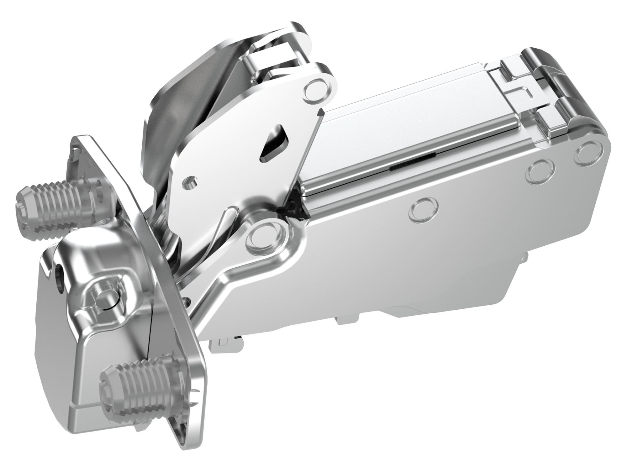 Lote 2 dobradiças STANDERS INVISÍVEL  165º COM AMORTECEDOR - 2