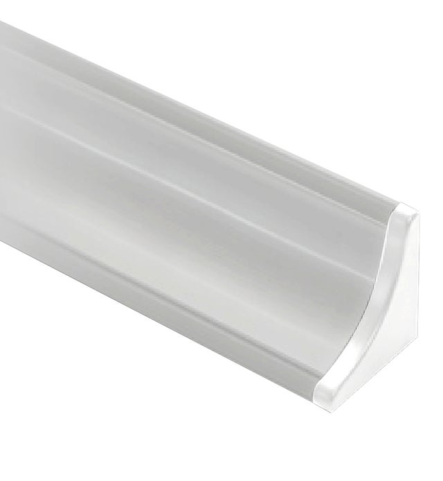 Tapa de copete cóncavo DELINIA para cocina color blanco