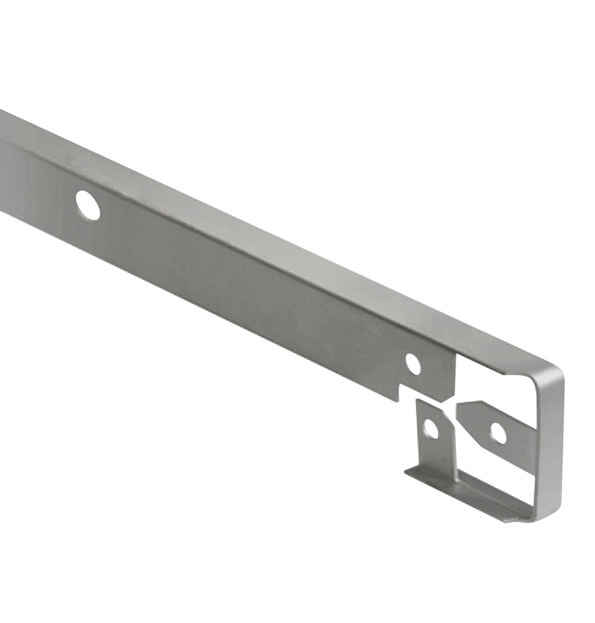 Prolongación de encimera recta plata mate de 30 mm - 3