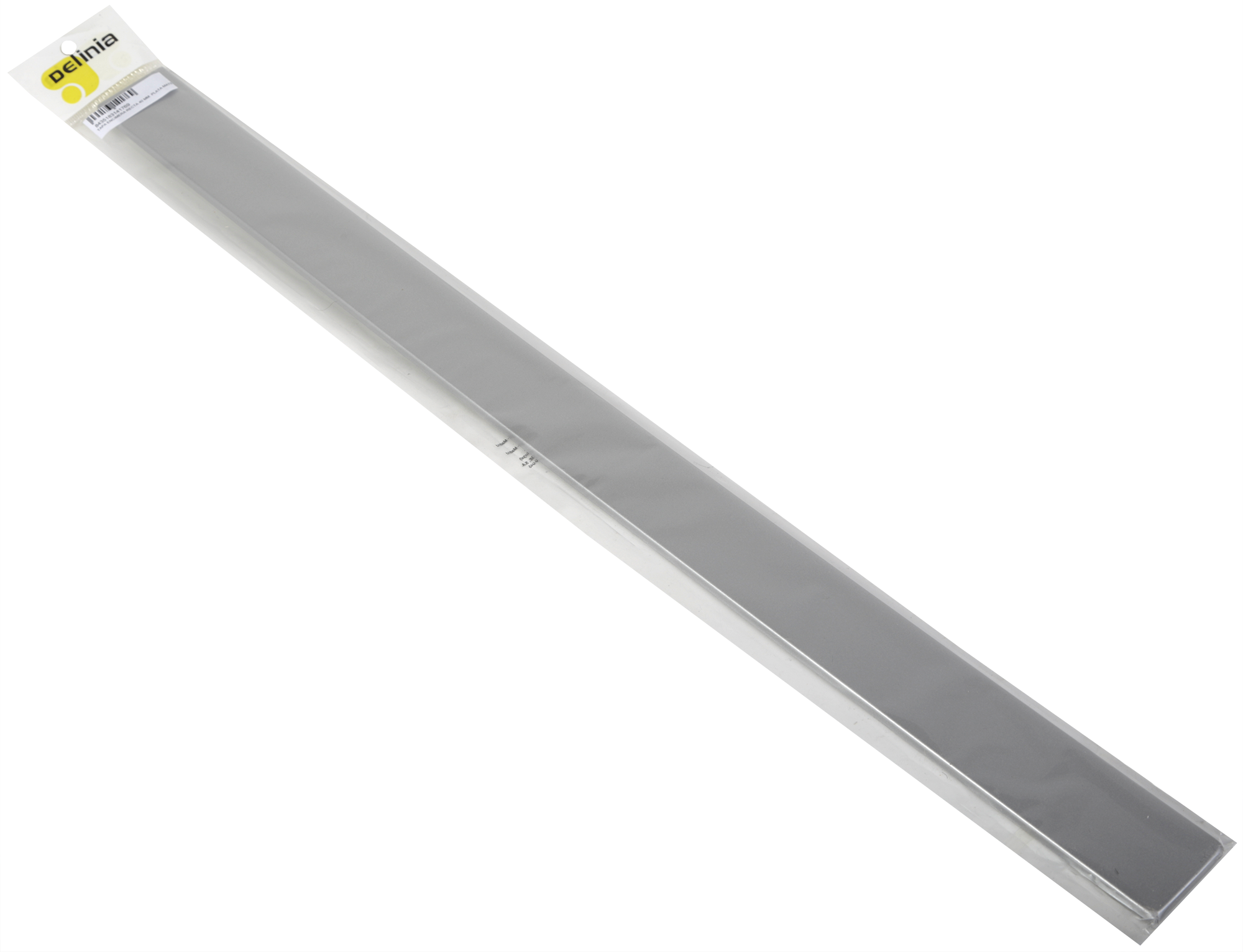 Tapa de encimera de cocina recta 40 mm plata mate Delina - 3