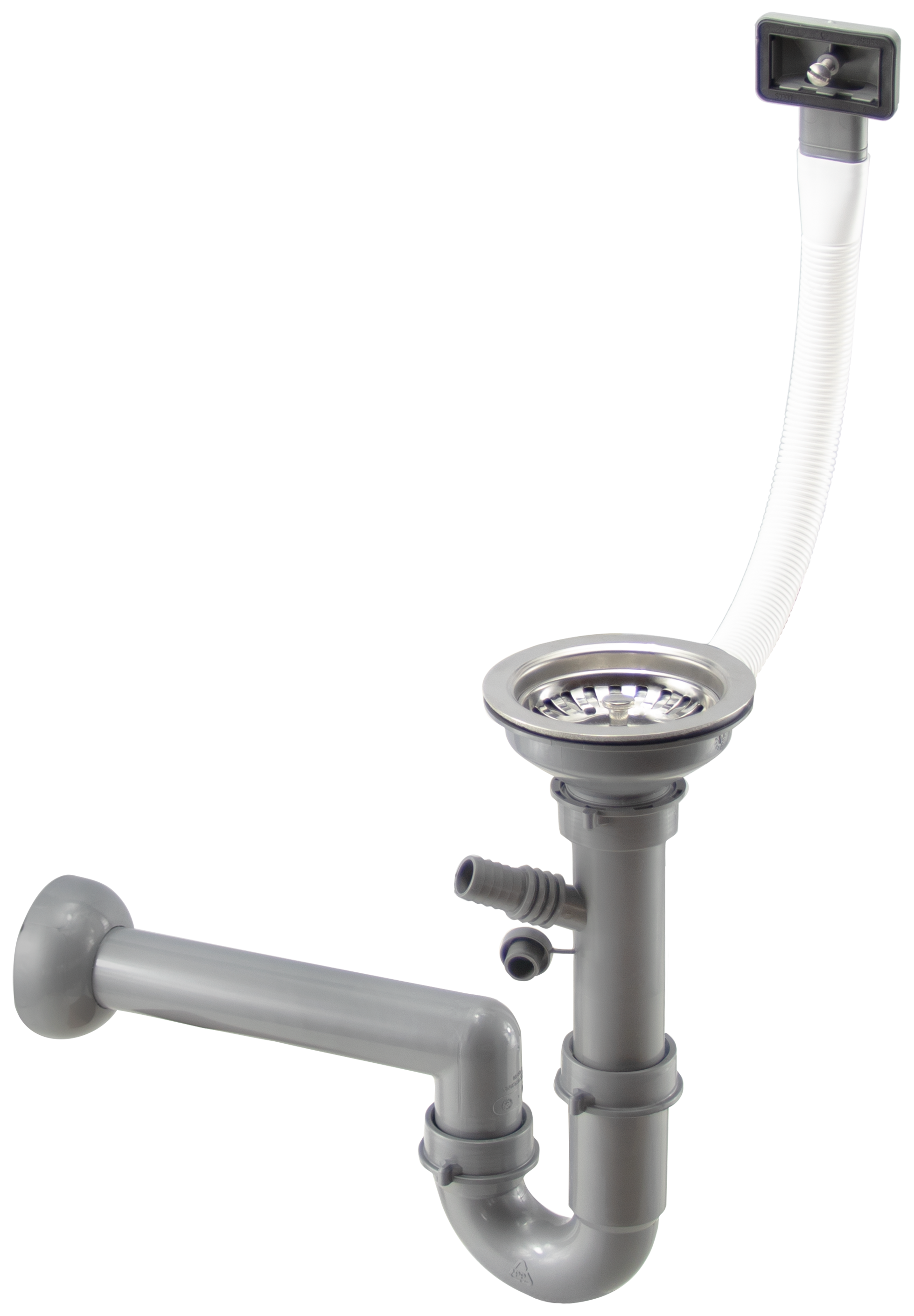 Lavello sopratop 1 vasca in inox grigio DELINIA Iseo L 45 x L 45 cm - 9