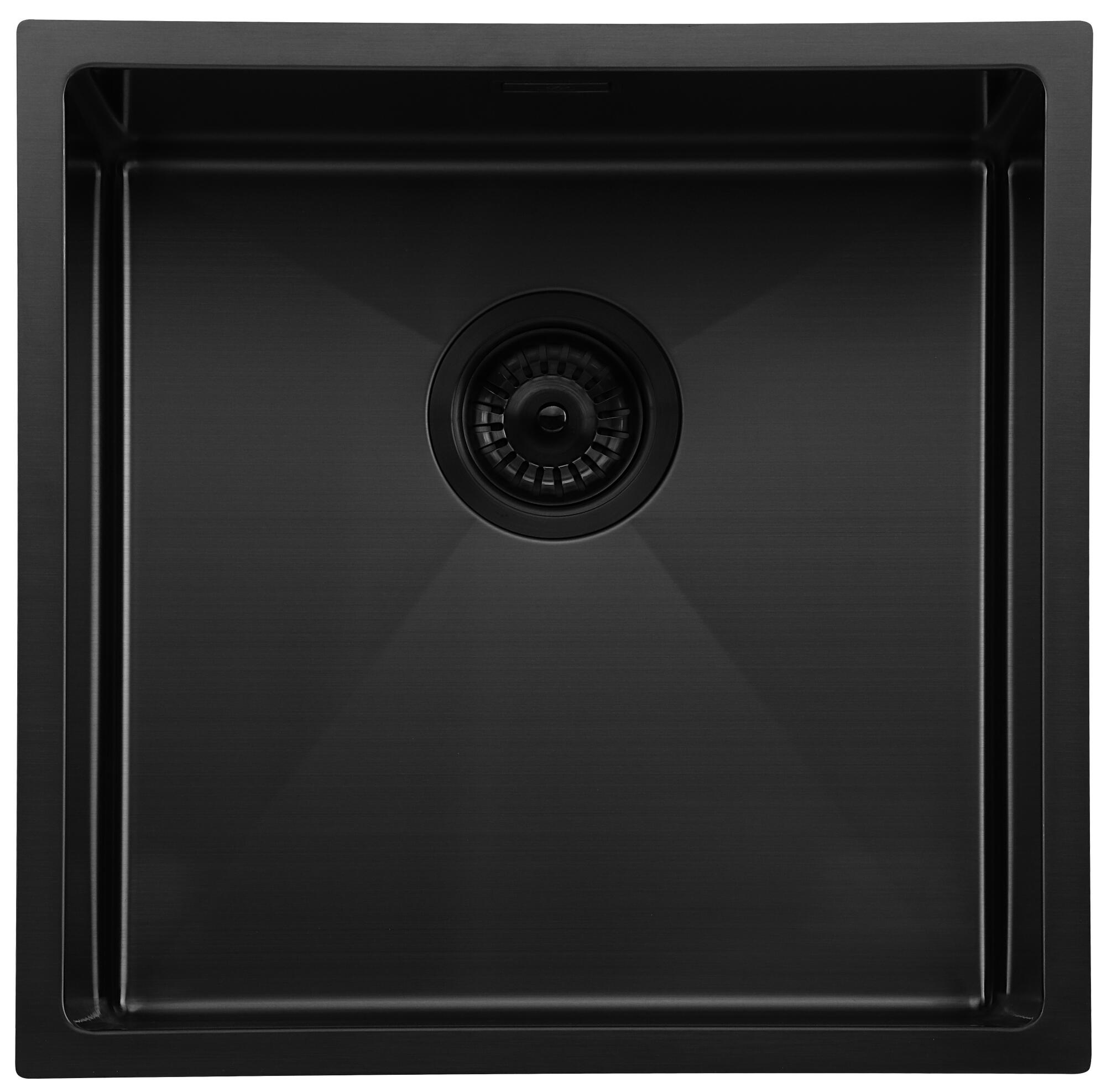 Fregadero de acero inox andemen marte 44 x 44 cm