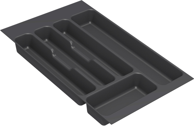 Porta-talheres Delinia para gaveta 40  cm cinza