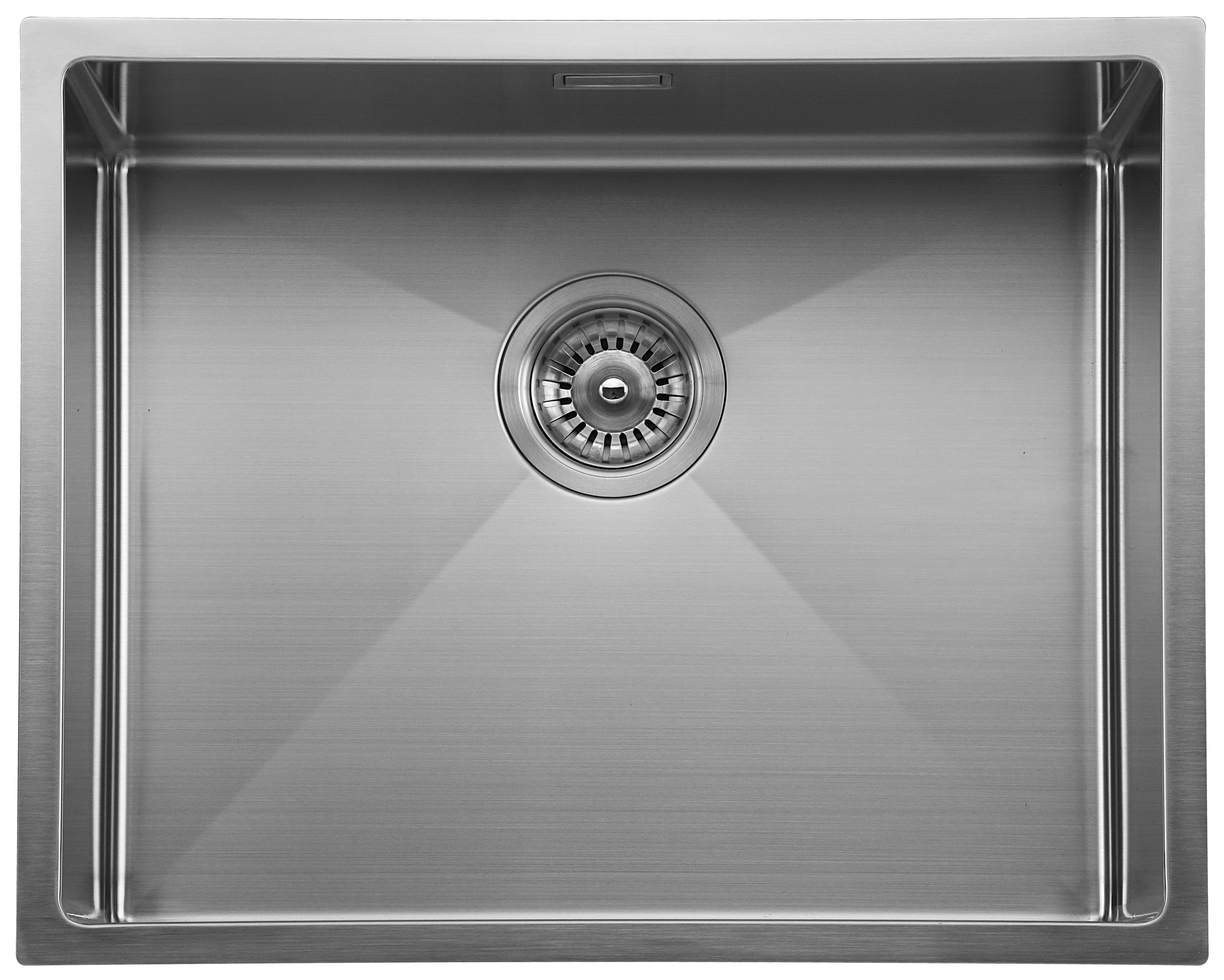 Fregadero de acero inox andemen venus 54 x 44 cm