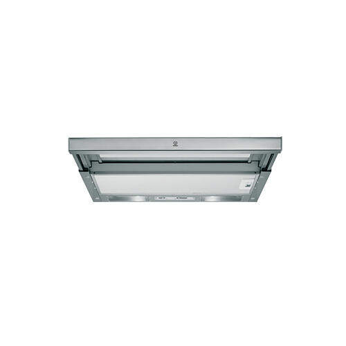 Campana convencional extraíble INDESIT H 461 IX 60 cm 185 m³/h inox Clase D