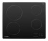 Placa vitrocerâmica 4 zonas de calor 6700 W 58 x 51 cm preto Indesit RI 161