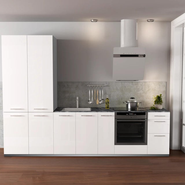 Cozinha completa 3m DELINIA SEVILHA BRANCO BRILHO