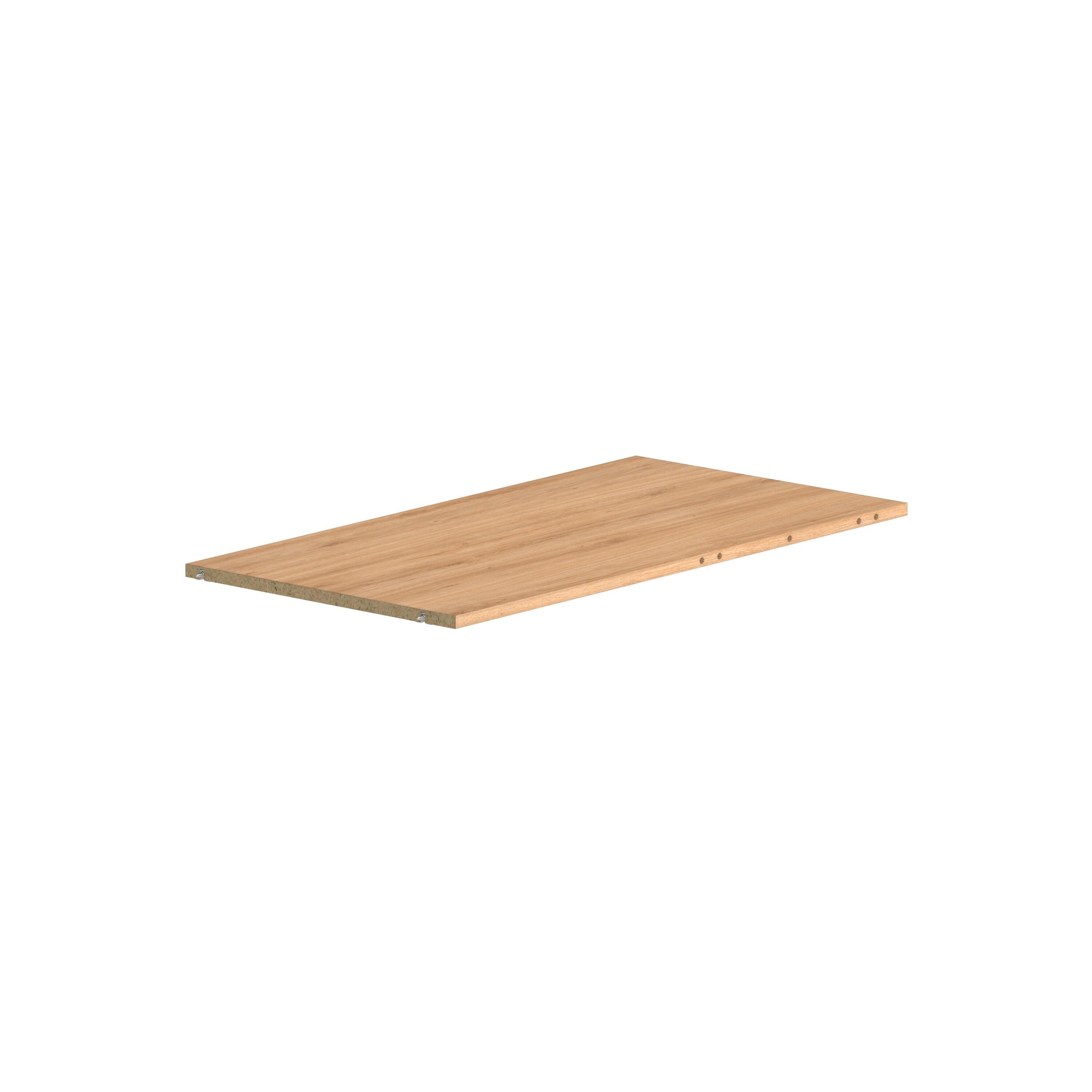 Balda para rincón para módulo de armario spaceo home roble 81.5x43x1.5cm