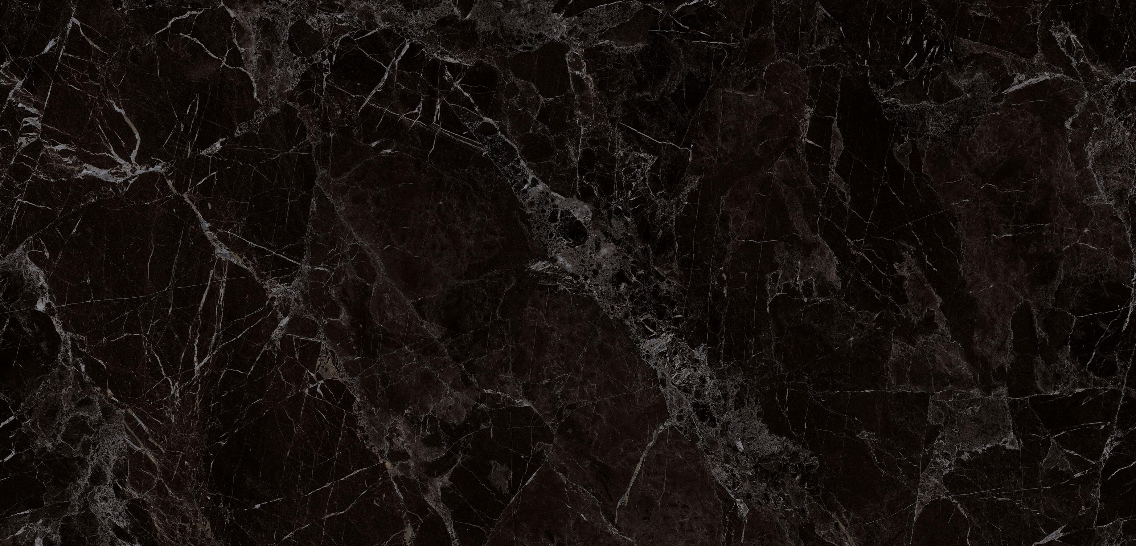 Encimera de cocina laminada Milos marbre noir 315x65 cm espesor 38mm - 6