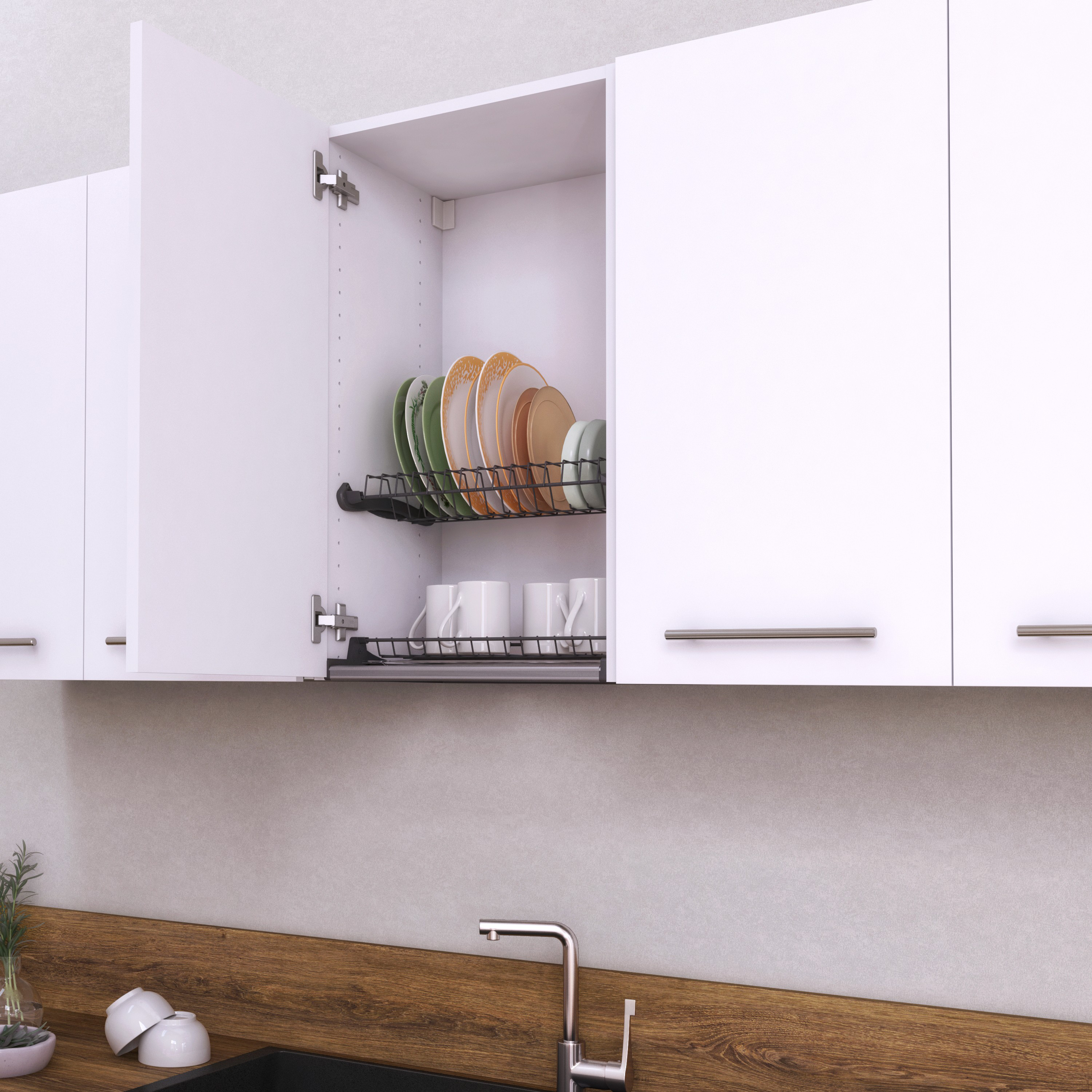 Escurreplatos de acero de 45x76.8x35 cm - 5