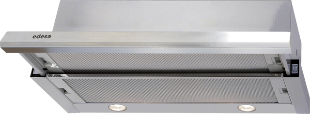 Campana telescópica EDESA ECT 6411 X con 2 velocidades 60 cm 390 m/h inox clase C