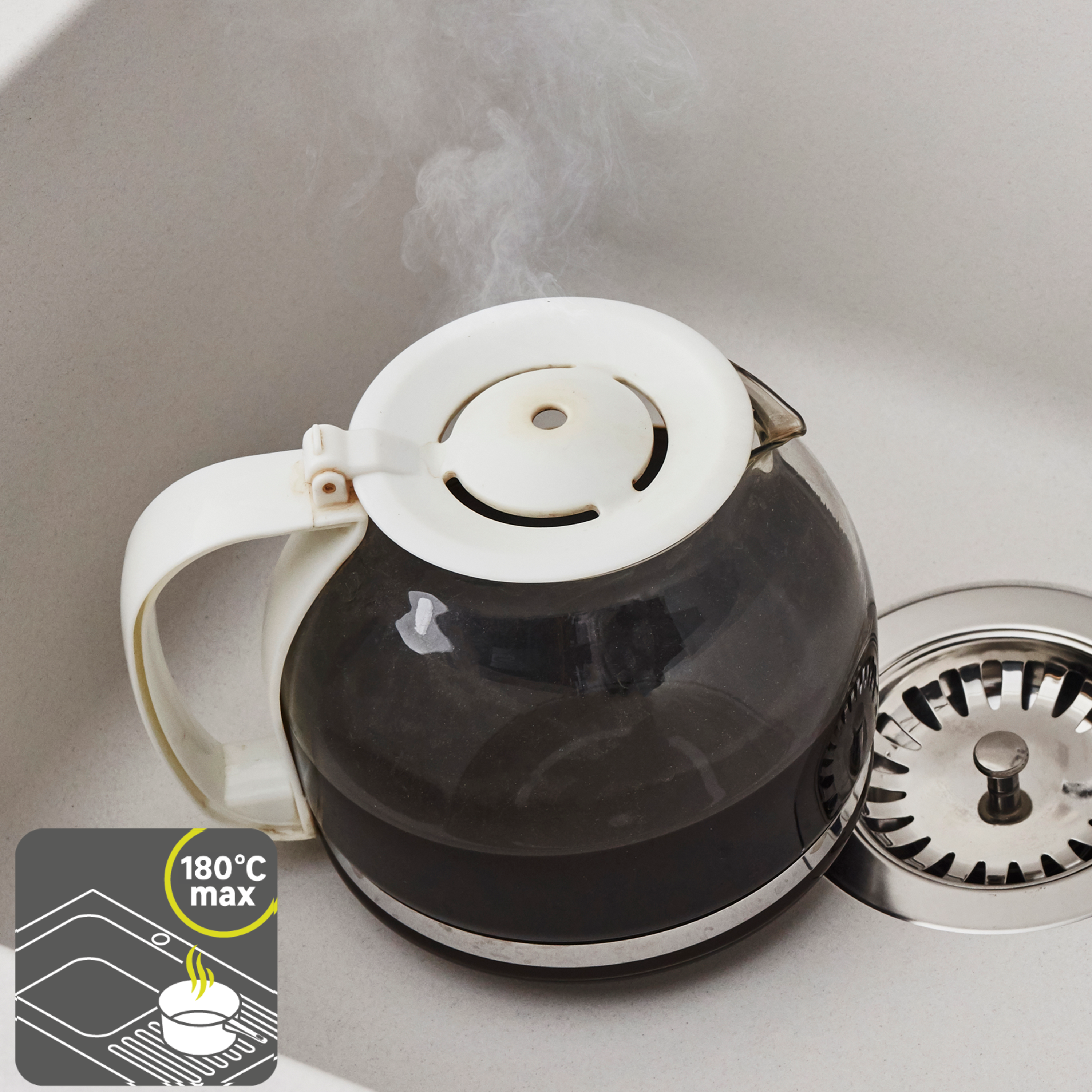 Lava-louça Delinia dueto elbe 86x50cm branca - 12