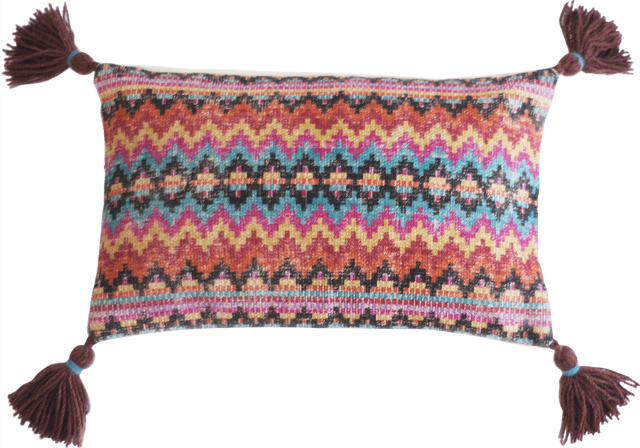 Cojín deocrativo TONKAWA multicolor 60 x35 cm