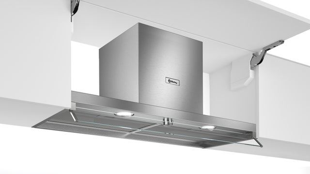 Campana decorativa BALAY 3BD896MX con 3 velocidades 89.4 cm 620 m/h inox clase A