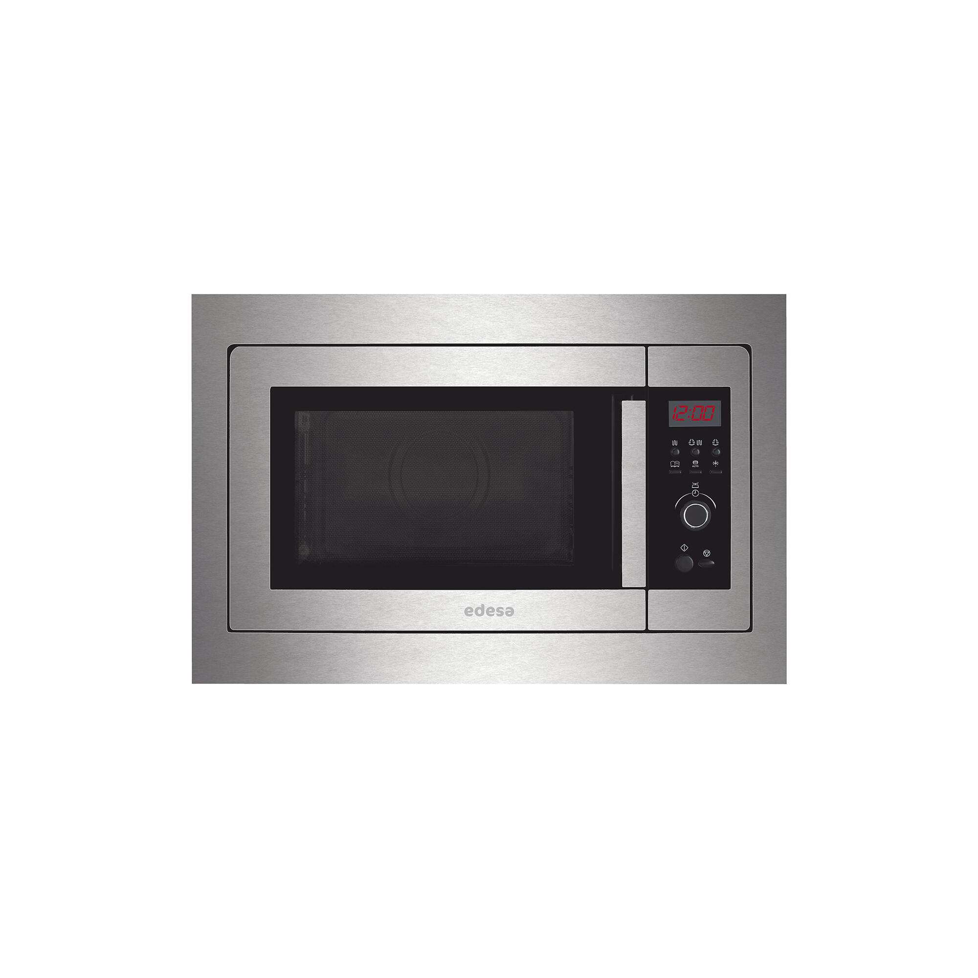 microondas con grill intgrable edesa emw-2020-ig x 20l 800w inox