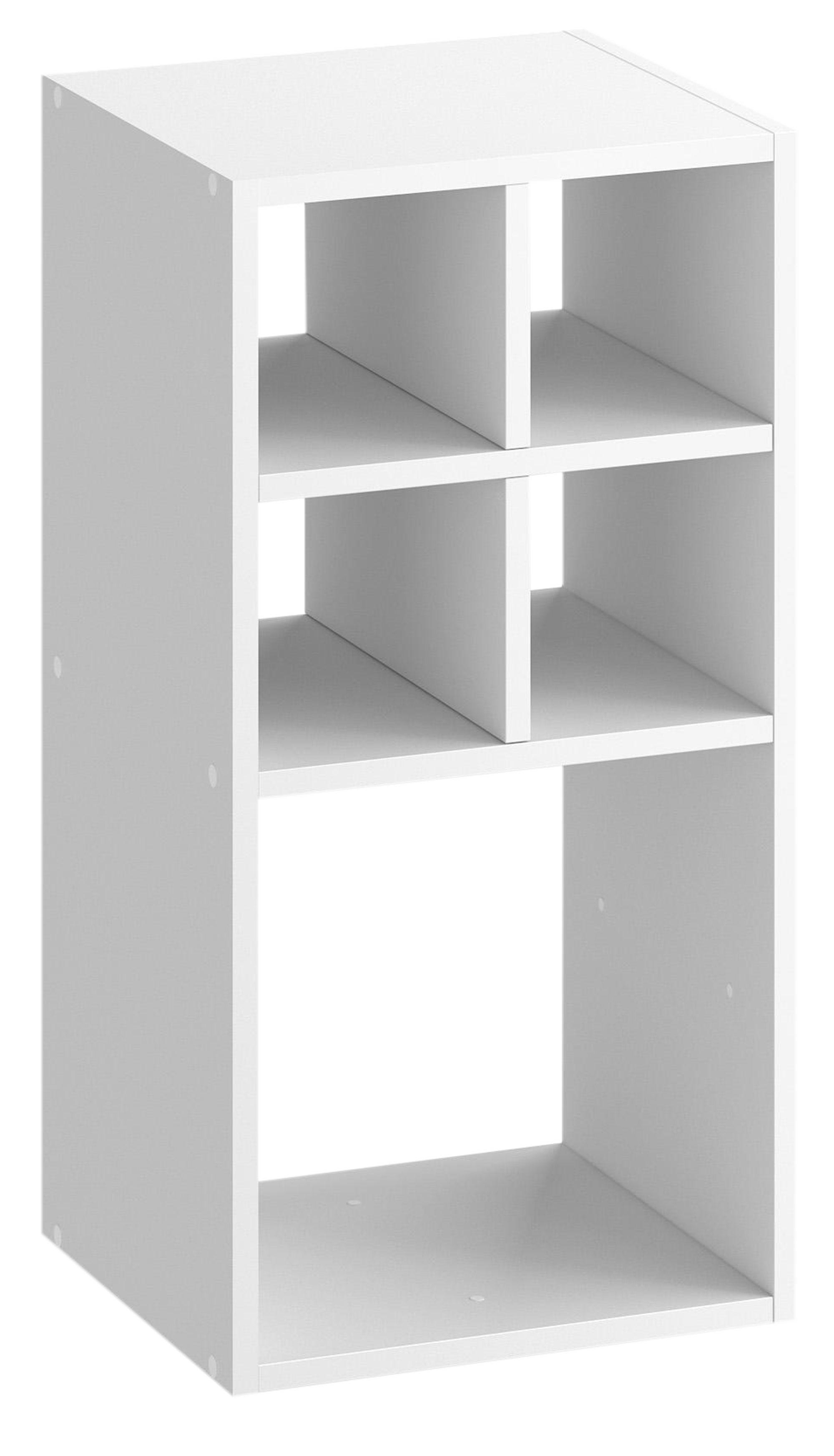 Divisória para estante branco 33x33x33 cm Cruzeta Kube Spaceo - 3