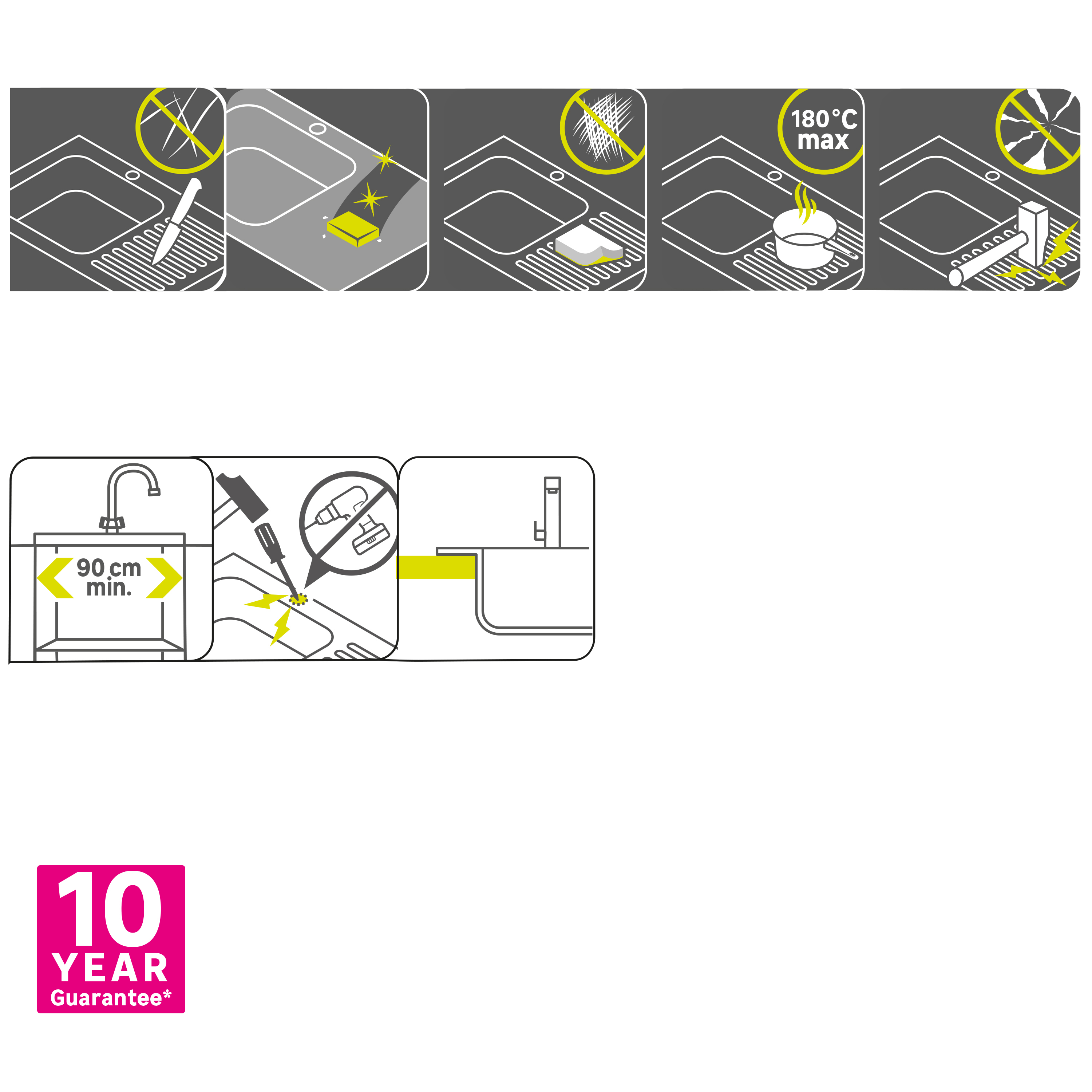 Lava-louça Delinia dueto elbe 86x50cm branca - 9