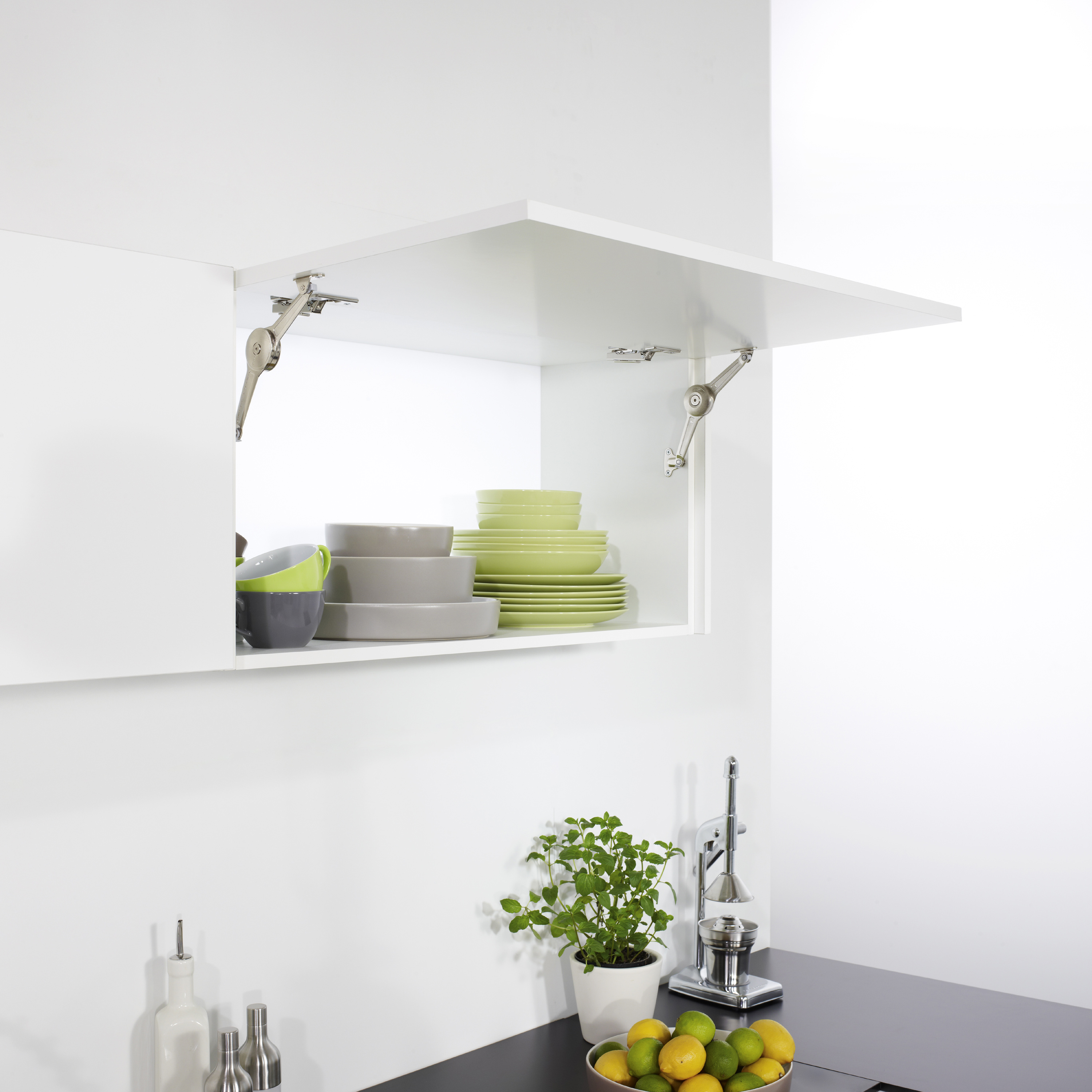 Sistema de elevação com amortecedor porta aço 5,5 x 6 x 21 cm Kesseböhmer - 10