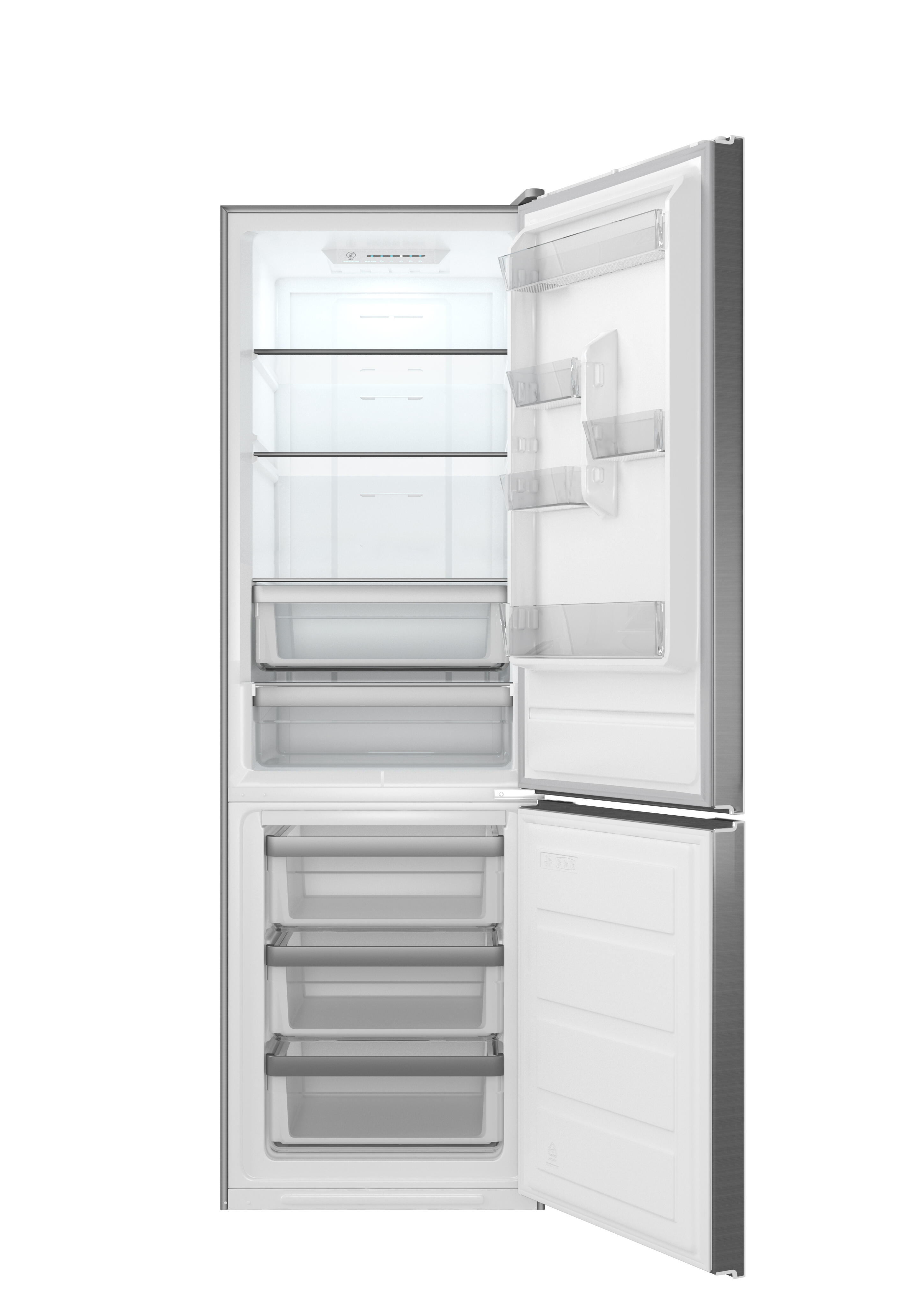 Frigorífico combinado congelador abaixo No Frost 310L cinza Teka NFL 342 C SS EU - 7