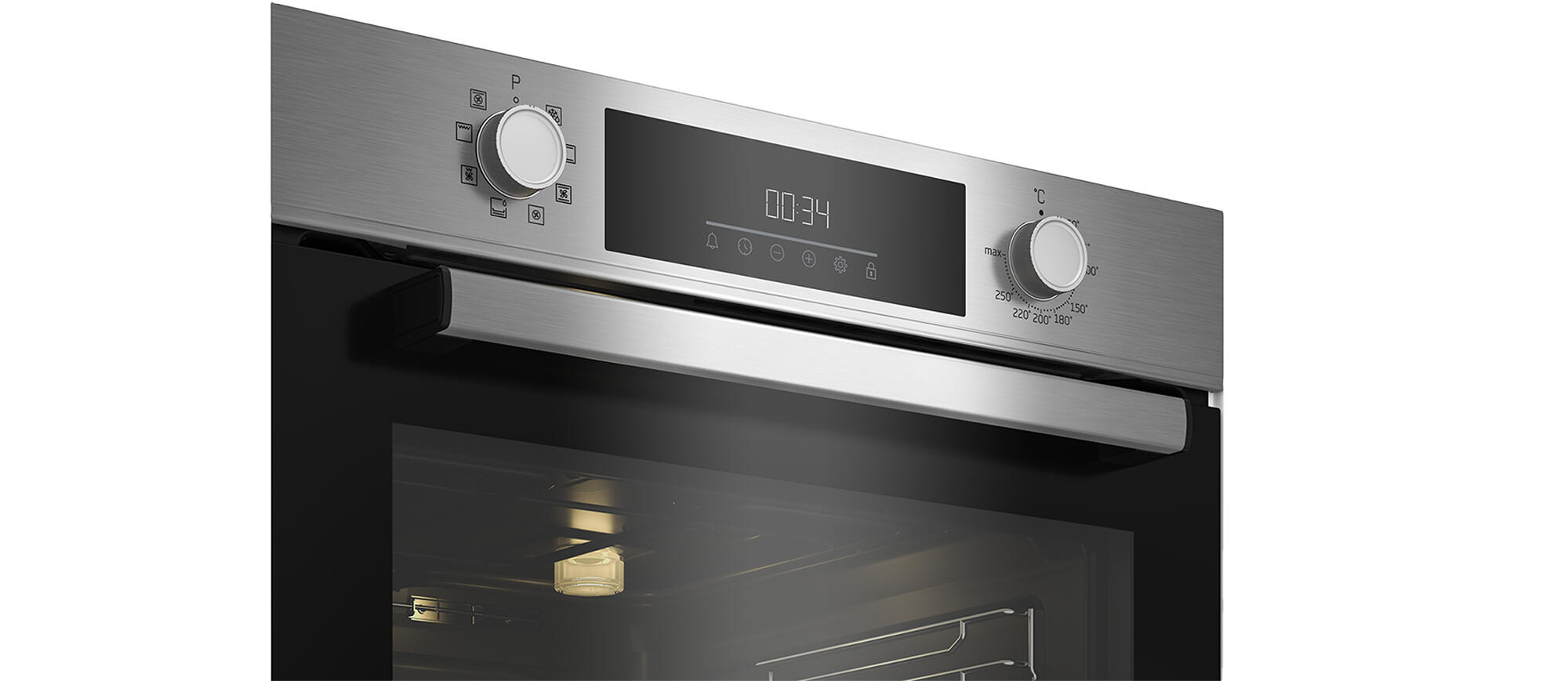 Horno multifunción BEKO BBIM12301X 72L Aqualisis inox Clase A - 14