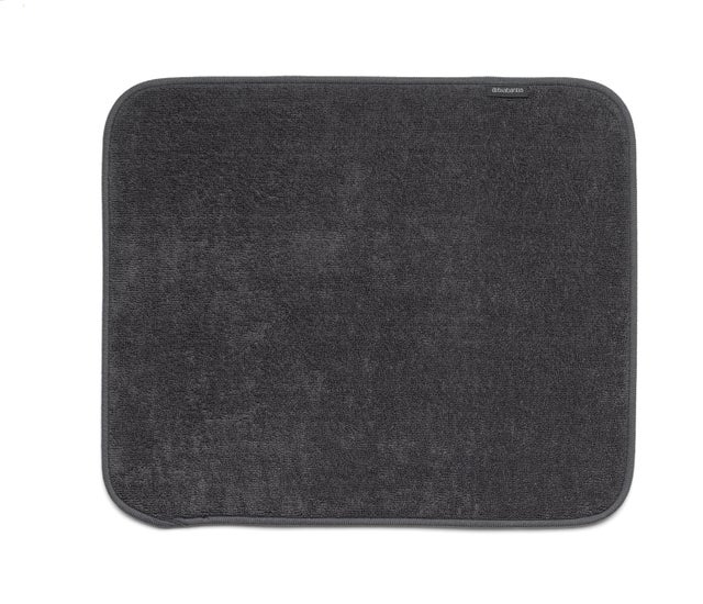 Tapis microfibre brabantia gris foncé 47x40cm