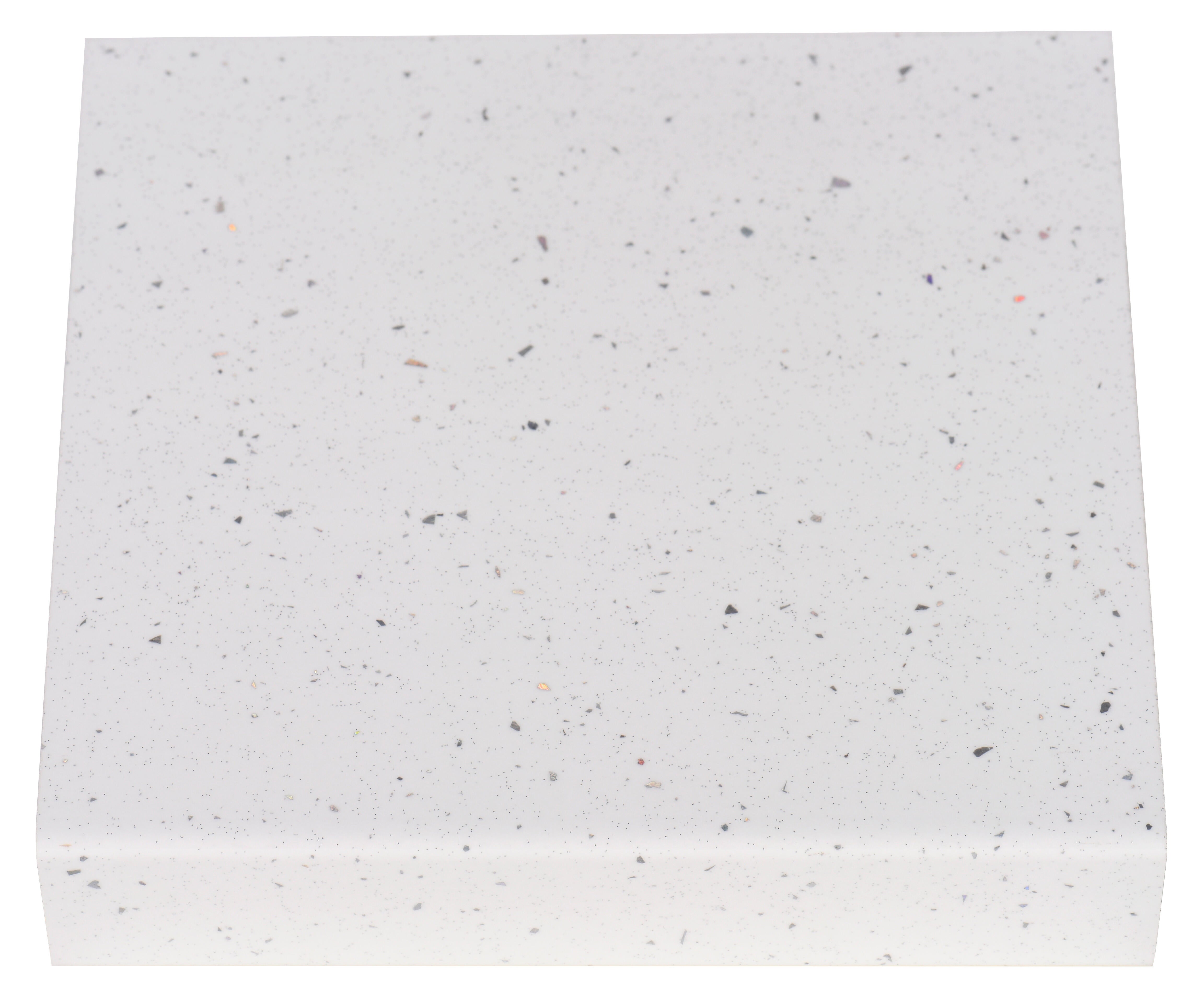 Encimera de cocina laminada blanco puntos 3308 br 360x62 cm espesor 38mm
