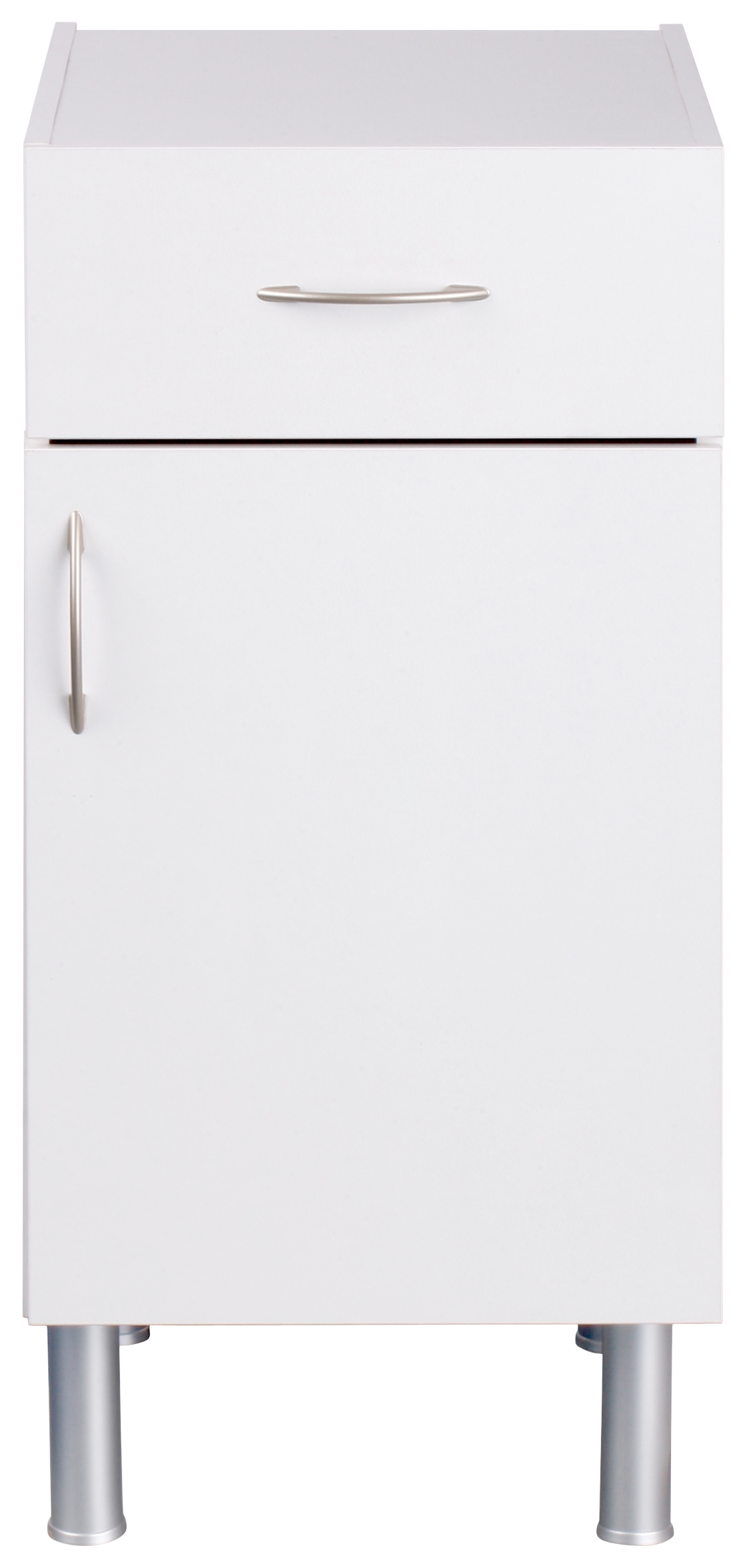 Mueble bajo de cocina Basic blanco mate 1 puerta 1 cajón Alt 70 x An 40 cm - 5
