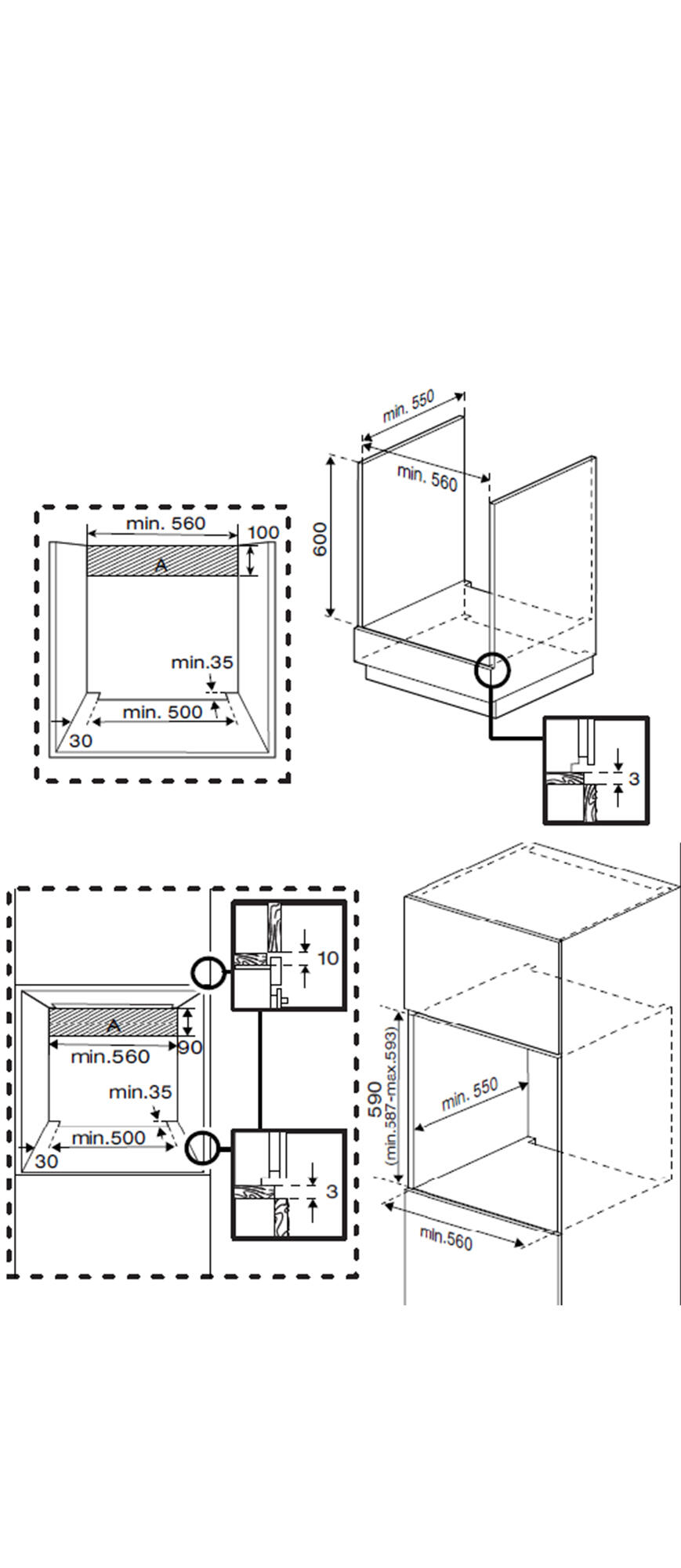 Horno multifunción BEKO BBIM12301X 72L Aqualisis inox Clase A - 2