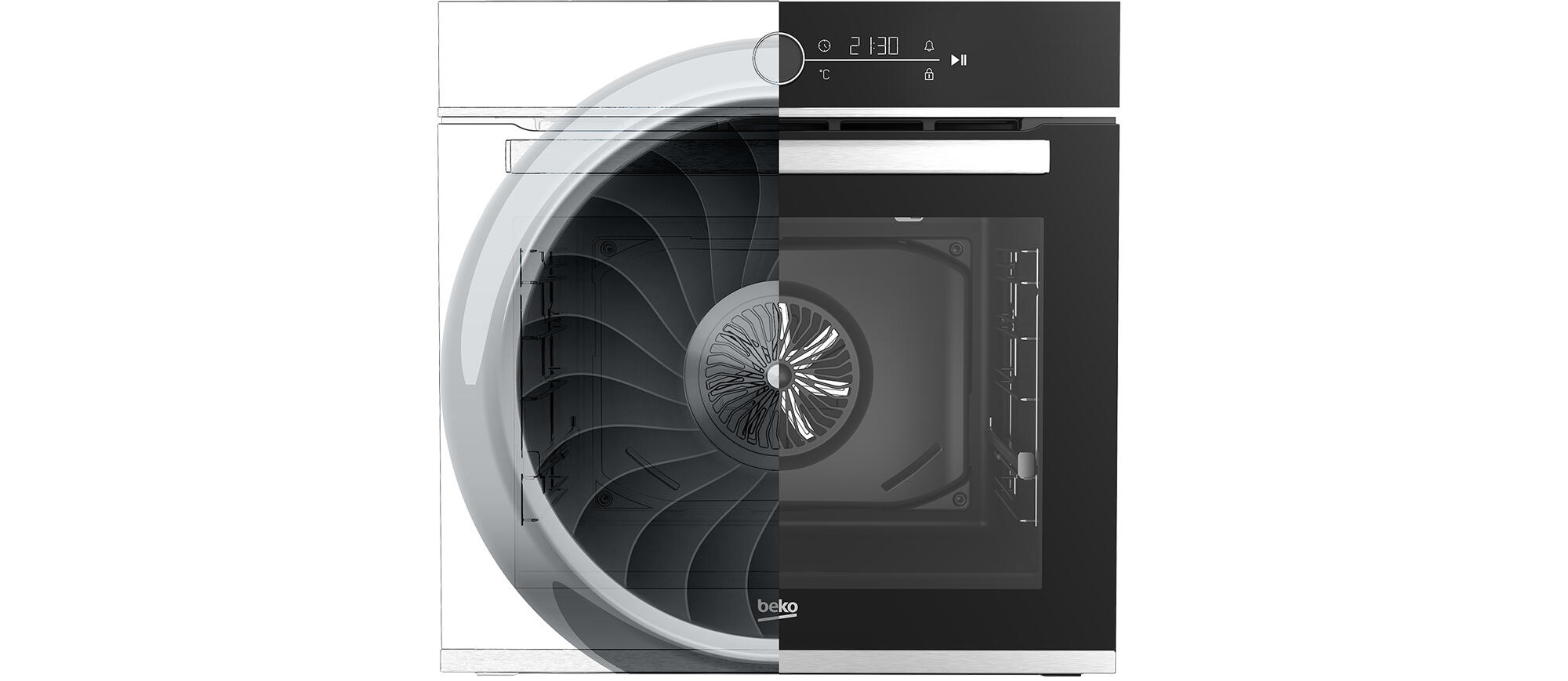 Horno multifunción BEKO BBIM12301X 72L Aqualisis inox Clase A - 12