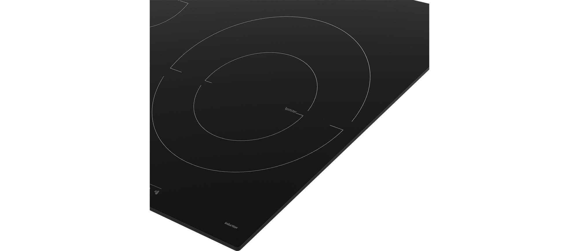 Placa de inducción BEKO HIIS63206M con 3 zonas de cocción zona grande de 28cm 7200 W negro 60cm - 3