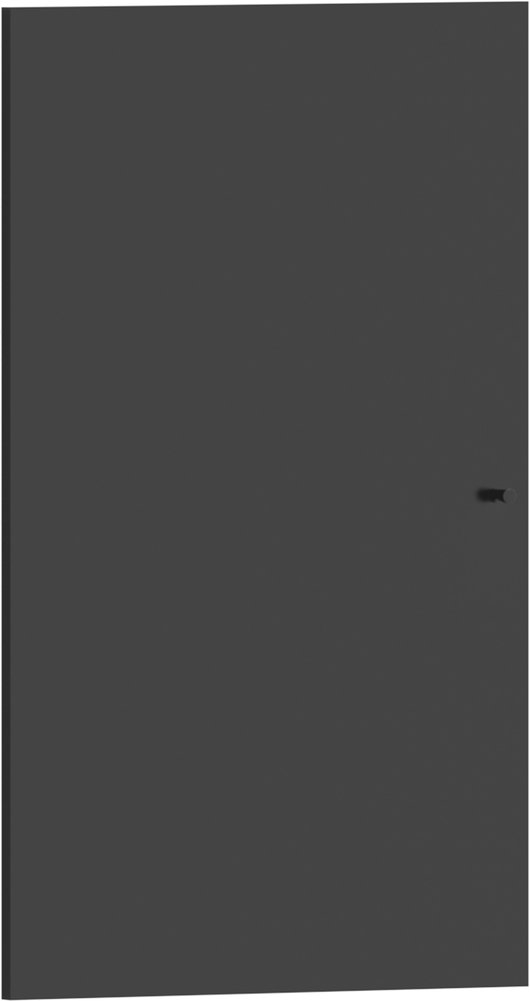 Puerta abatible para módulo de armario spaceo home gris 40x100cm
