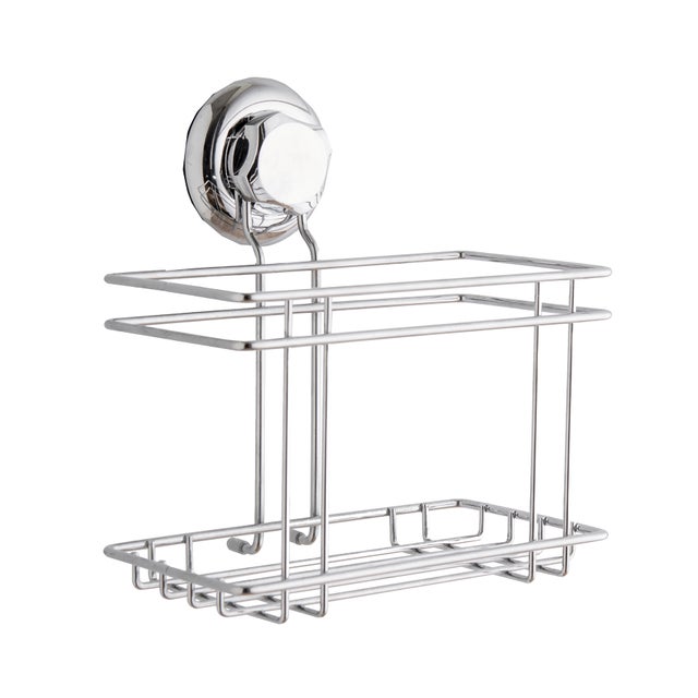 Mensola per bagno Bestlock L 13.2 cm cromato