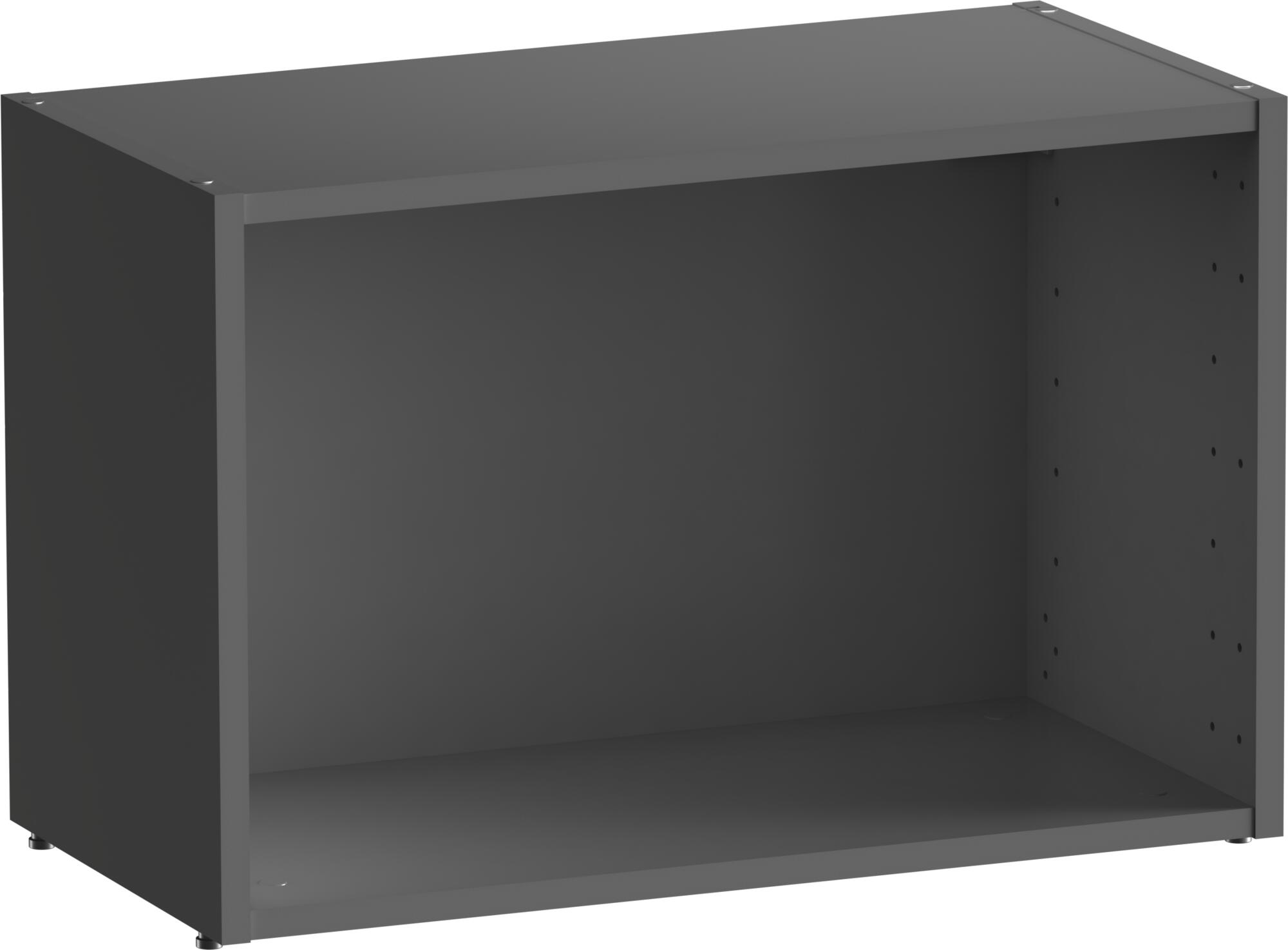 Librería estantería spaceo home gris 60x40x30 cm