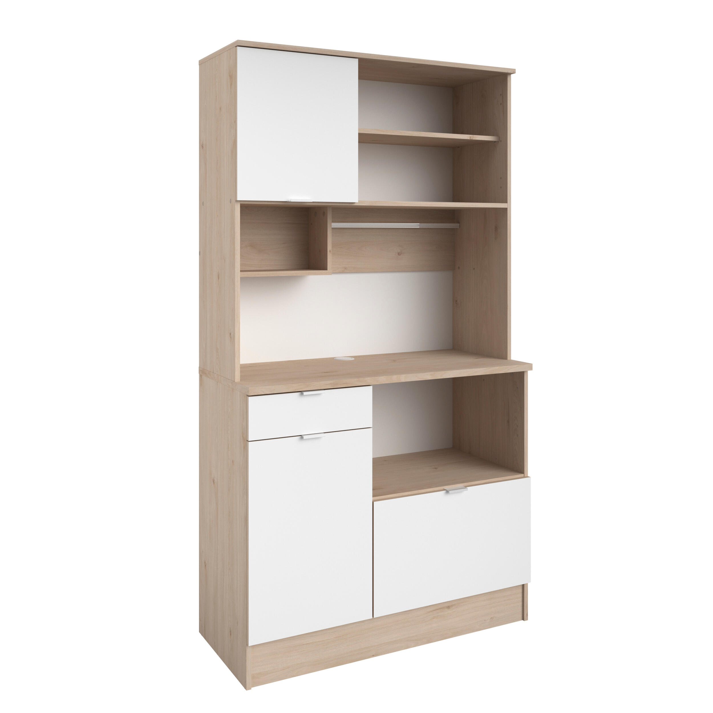 Alacena cocina socool Jackson blanco / roble 185.7 x 100.2 x 45.3cm - 8