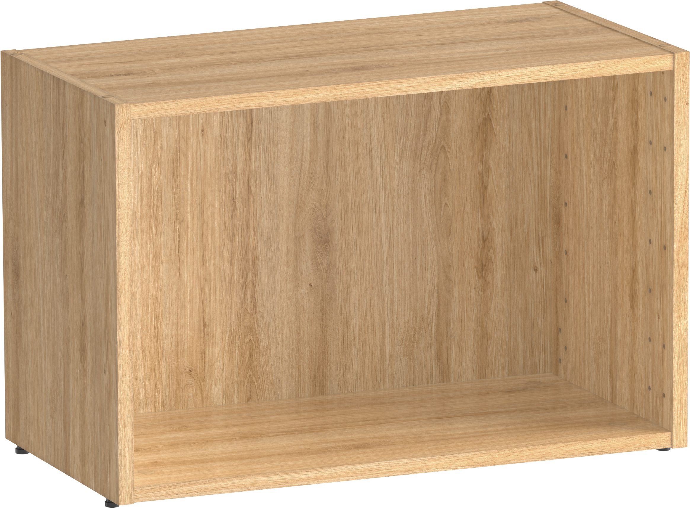 Librería estantería spaceo home roble 60x40x30 cm