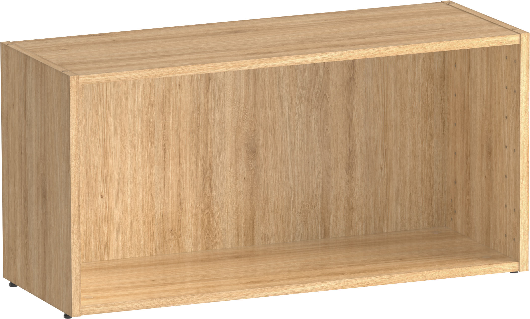 Librería estantería spaceo home roble 80x40x30 cm