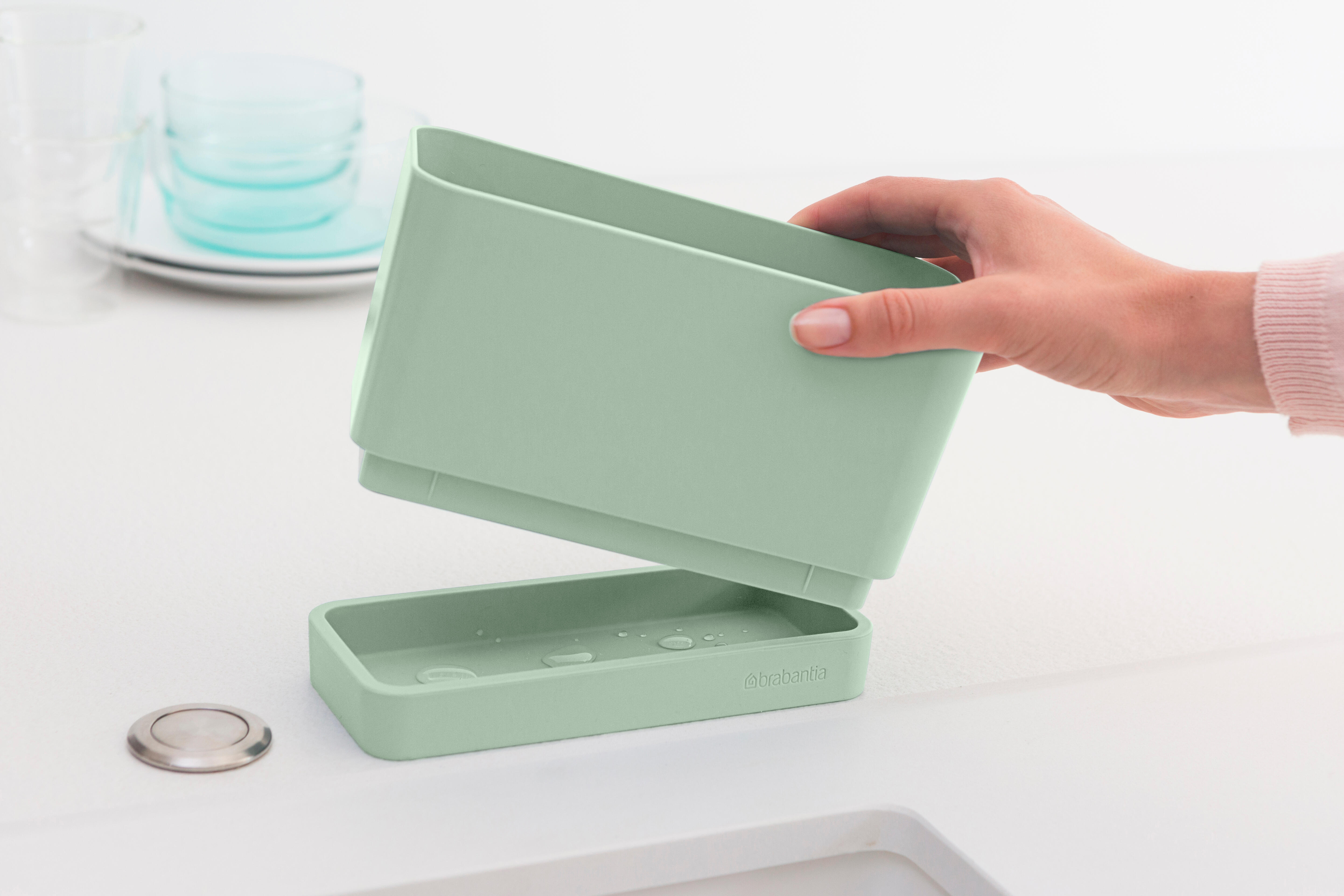 Porta-esponjas Brabantia verde jade - 7