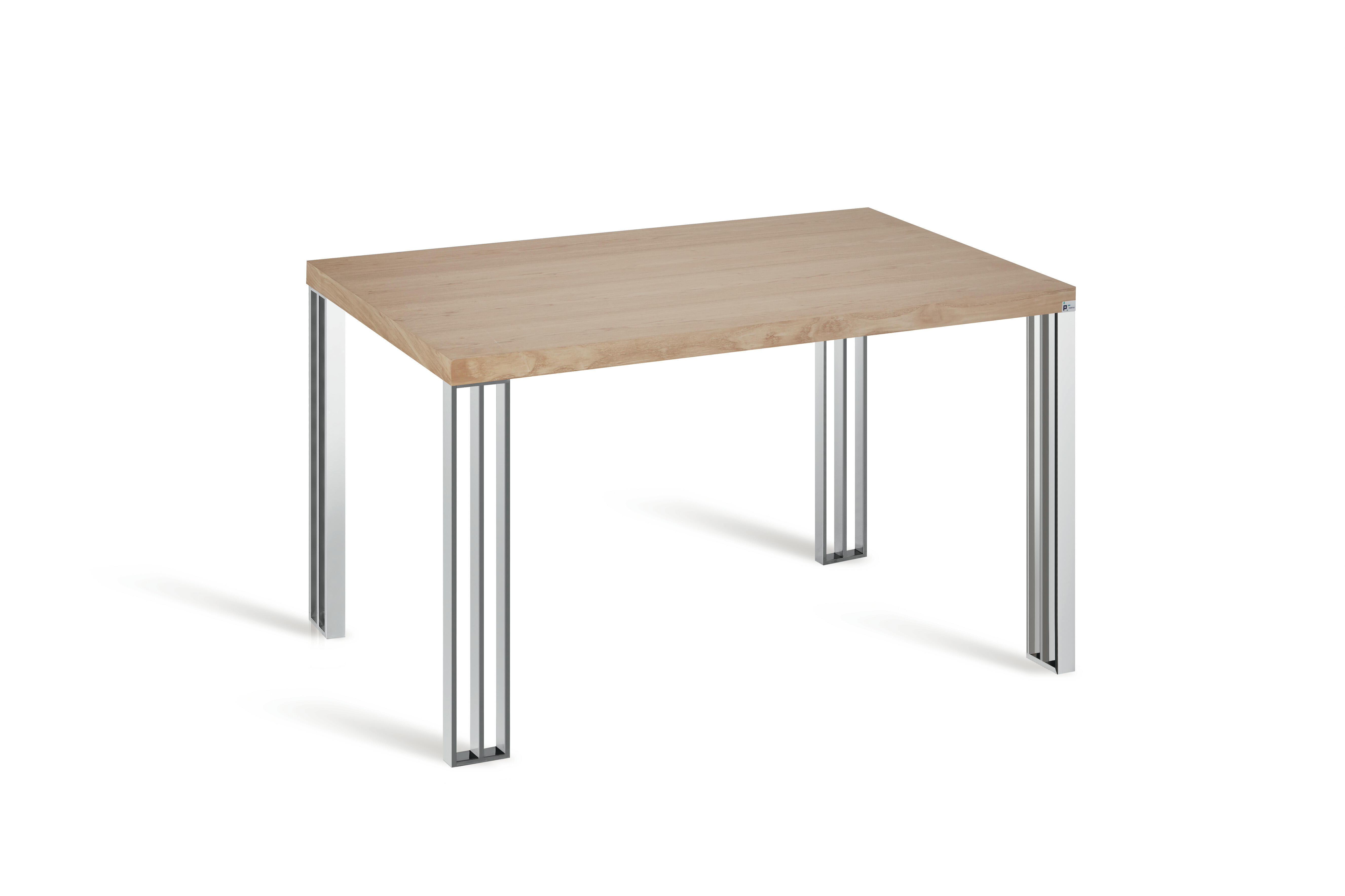 Mesa fija cacau 110x70 con acabado natural