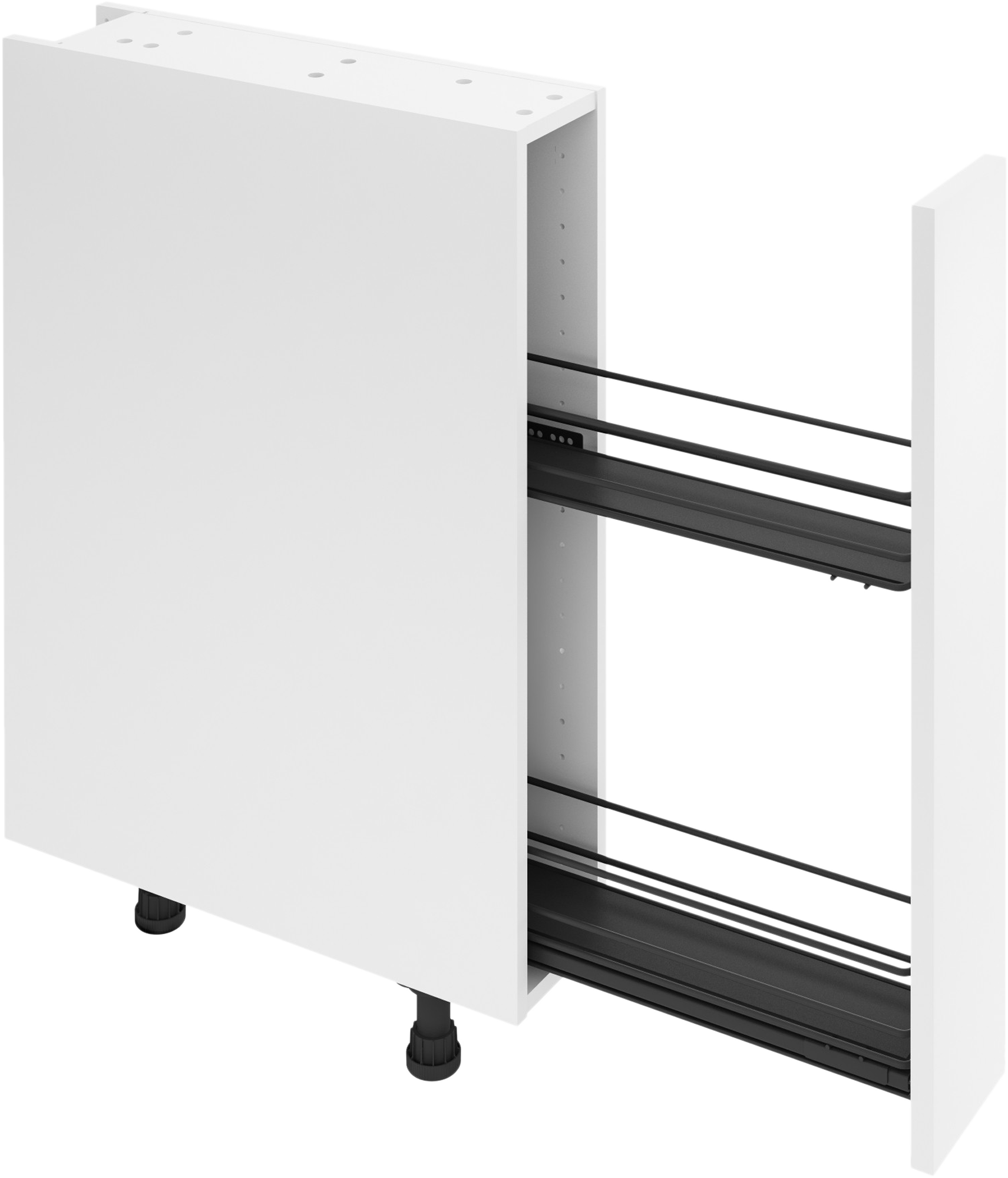 Kit exterior módulo inferior garrafeira m150 cinzento - 2