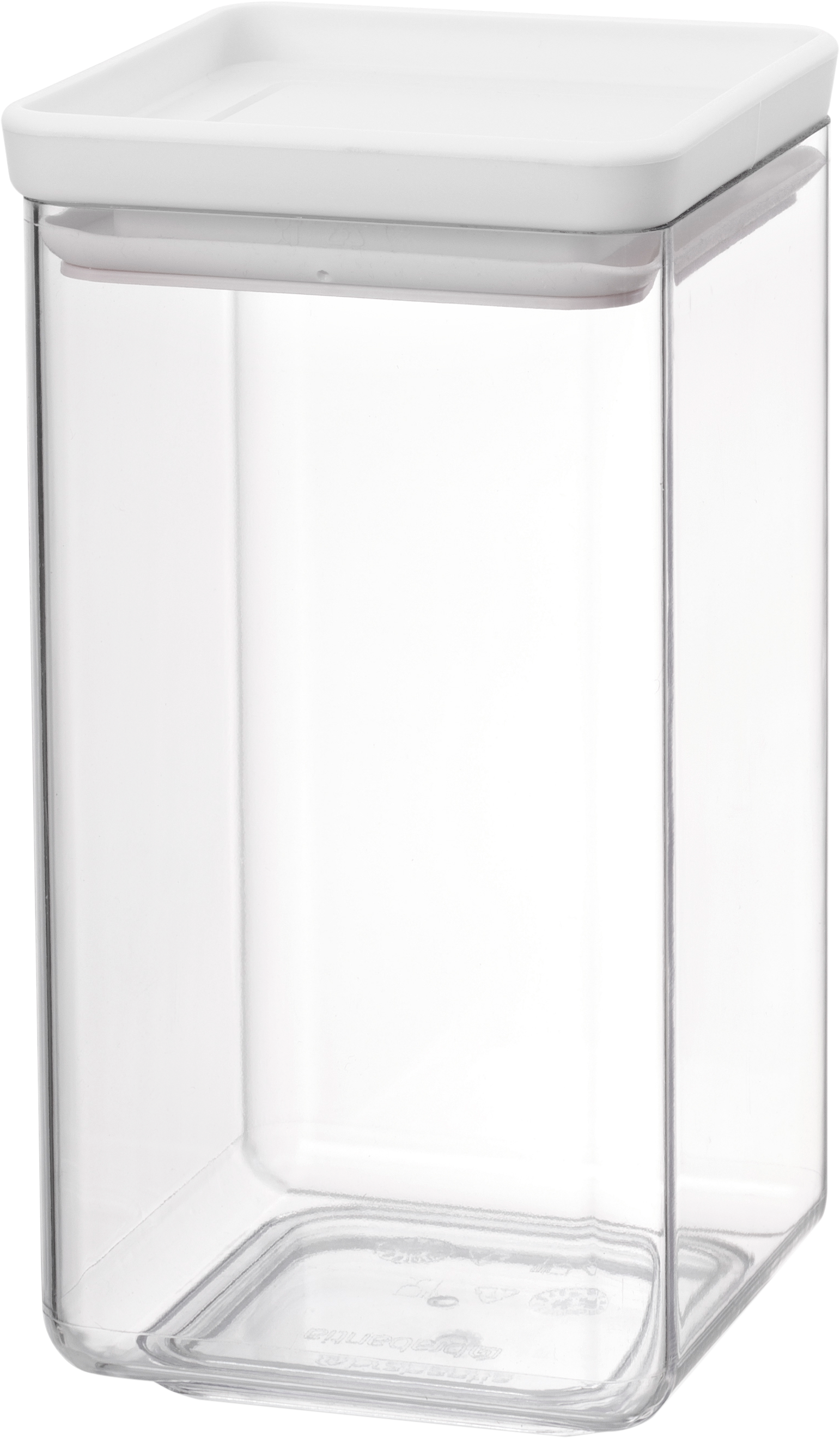 Bote de cocina mediano apilable tapa gris claro brabantia