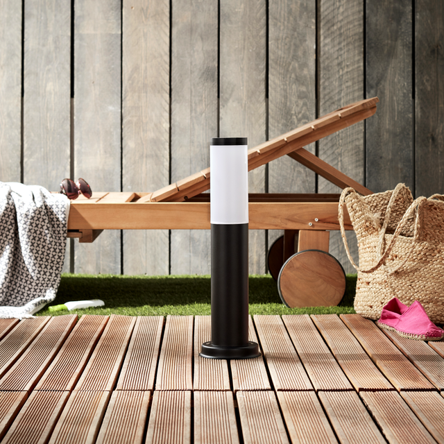 Lampione da giardino, Travis H 45 cm, nero, IP44 INSPIRE